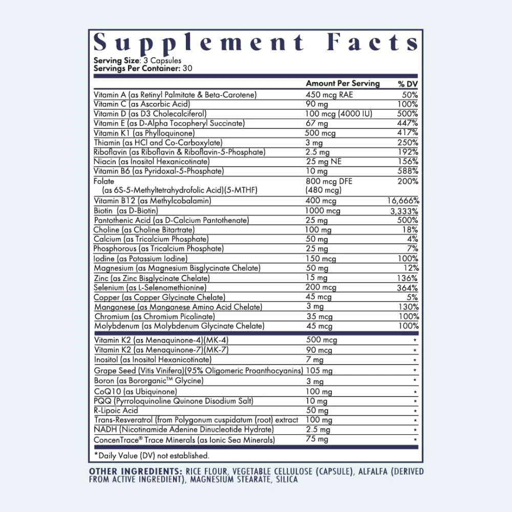 FullWell Women’s Multivitamin for Hormone & Reproductive Health | CoQ10, Magnesium & PQQ, 30 Servings - Image 2