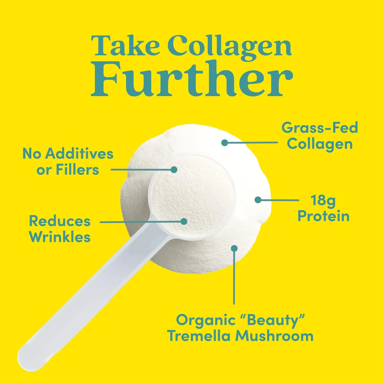 Further Food Vanilla Collagen Peptides Powder - Grass-Fed, Sugar-Free, 10.37 oz - Image 4