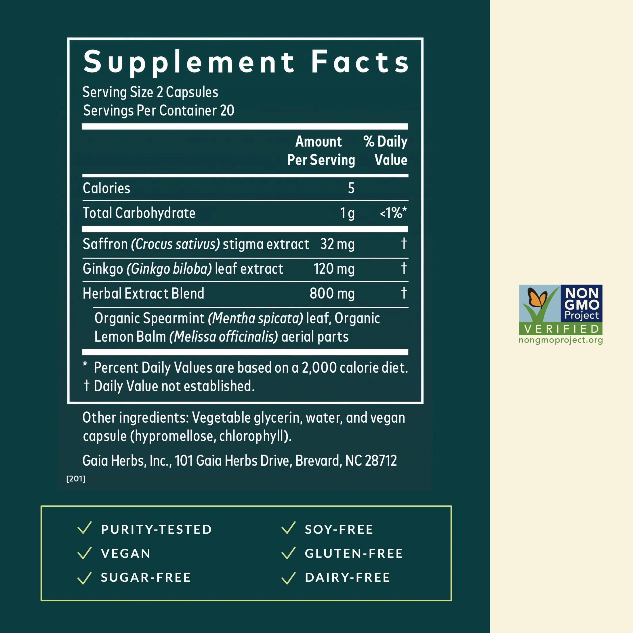 Gaia Herbs Adrenal Health Daily Support - Ashwagandha, Holy Basil & Schisandra | 120 Vegan Liquid Phyto-Caps (60 Servings) - Image 12