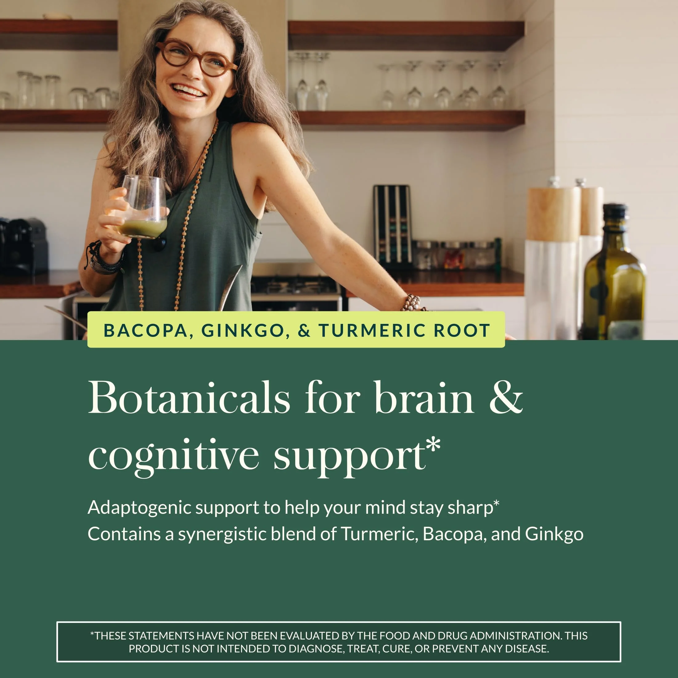 Gaia Herbs Agile Mind – Brain Support with Turmeric, Bacopa, Black Pepper & Ginkgo Biloba | 60 Vegan Liquid Phyto-Capsules - Image 14