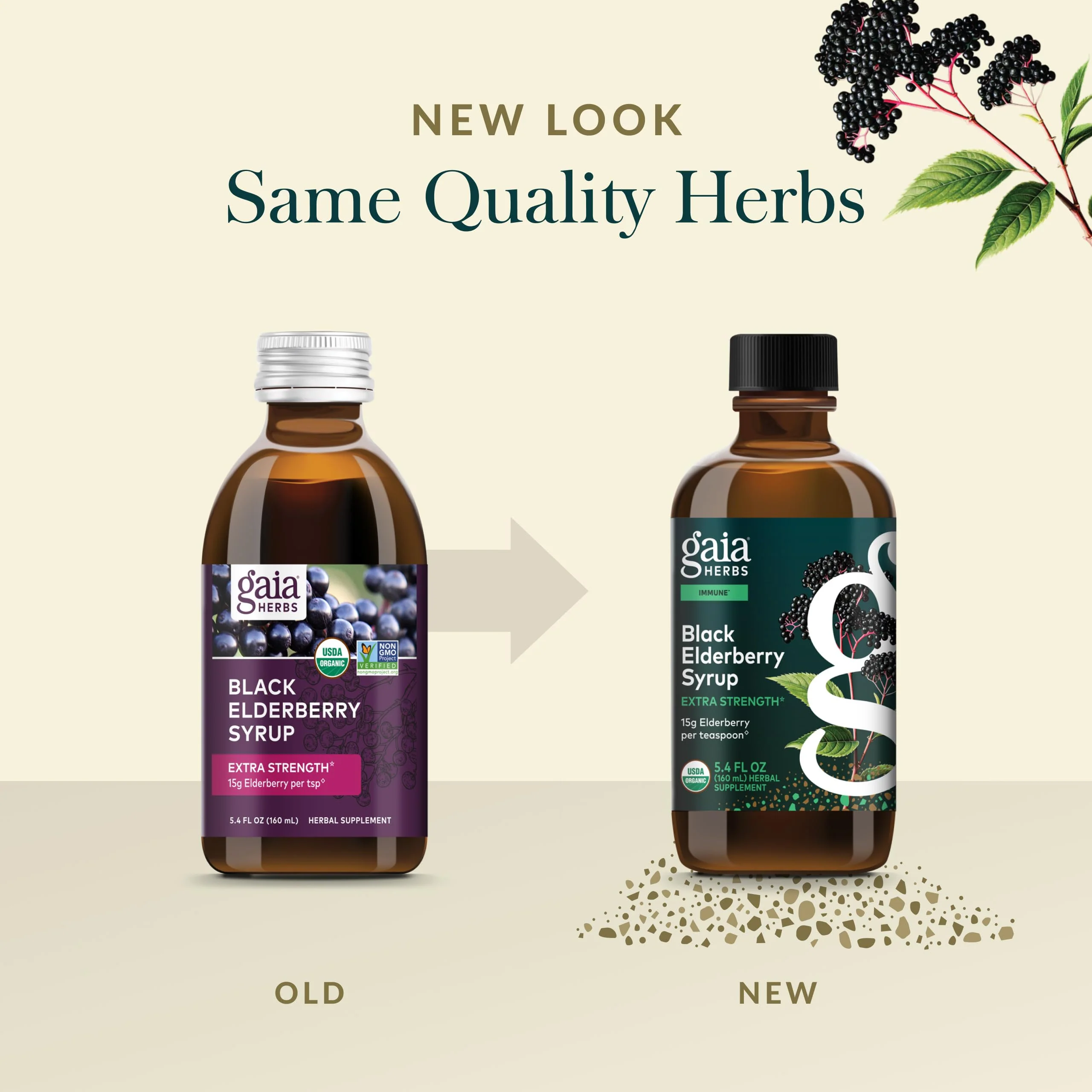 Gaia Herbs Black Elderberry Syrup - Immune Support - Organic Sambucus nigra - 5.4 Fl Oz (32-Day Supply) - USDA Certified Organic - Image 6