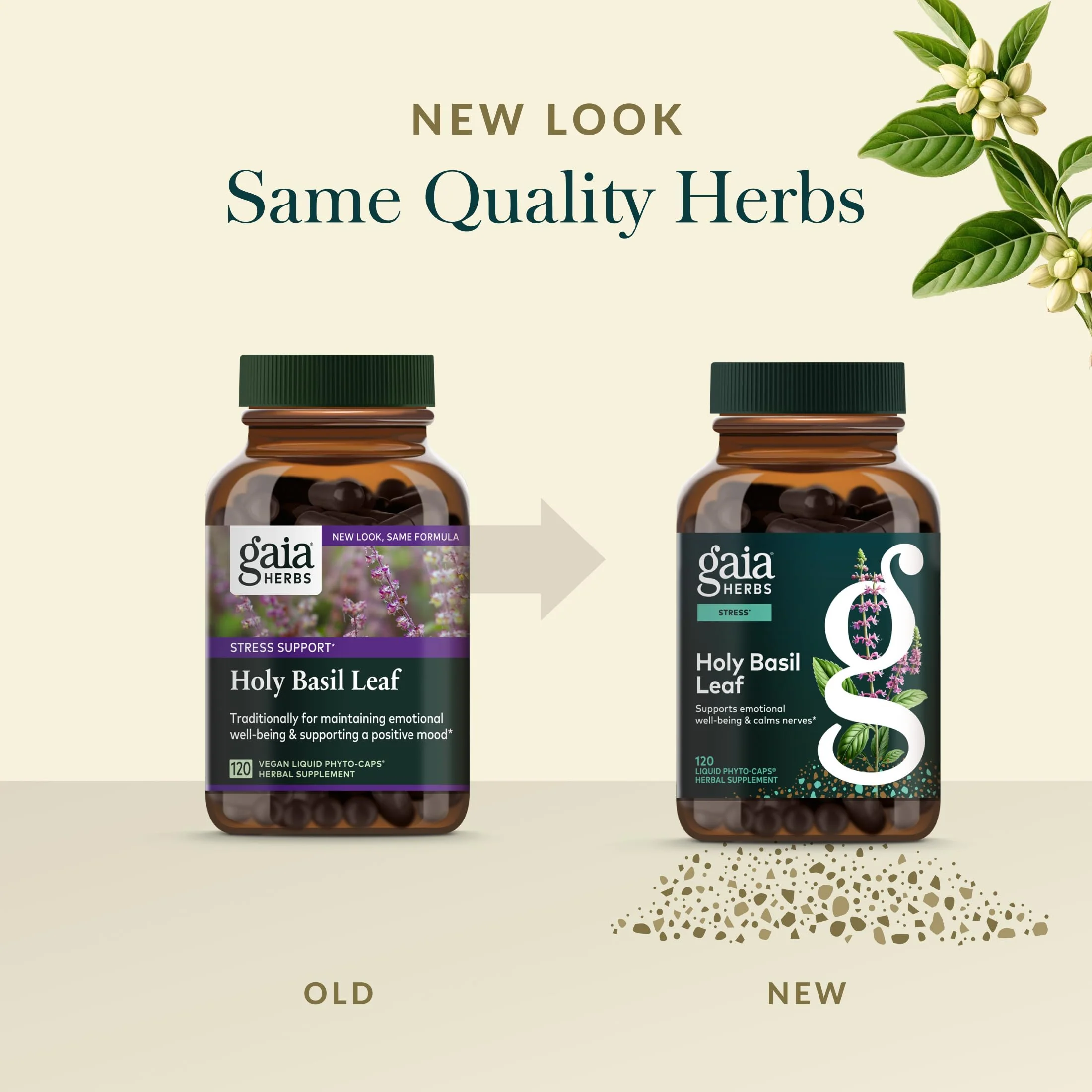 Gaia Herbs Holy Basil Leaf | Adaptogenic Ayurvedic Stress Support | 120 Vegan Liquid Phyto-Caps (60 Servings) - Image 15