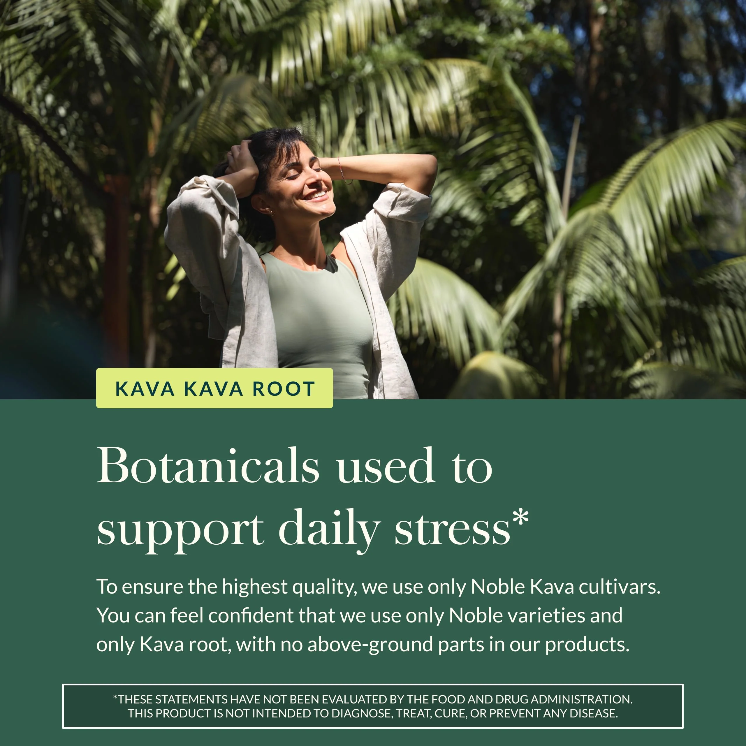 Gaia Herbs Kava Root - Calm & Relaxation (60 Vegan Caps) - Image 5