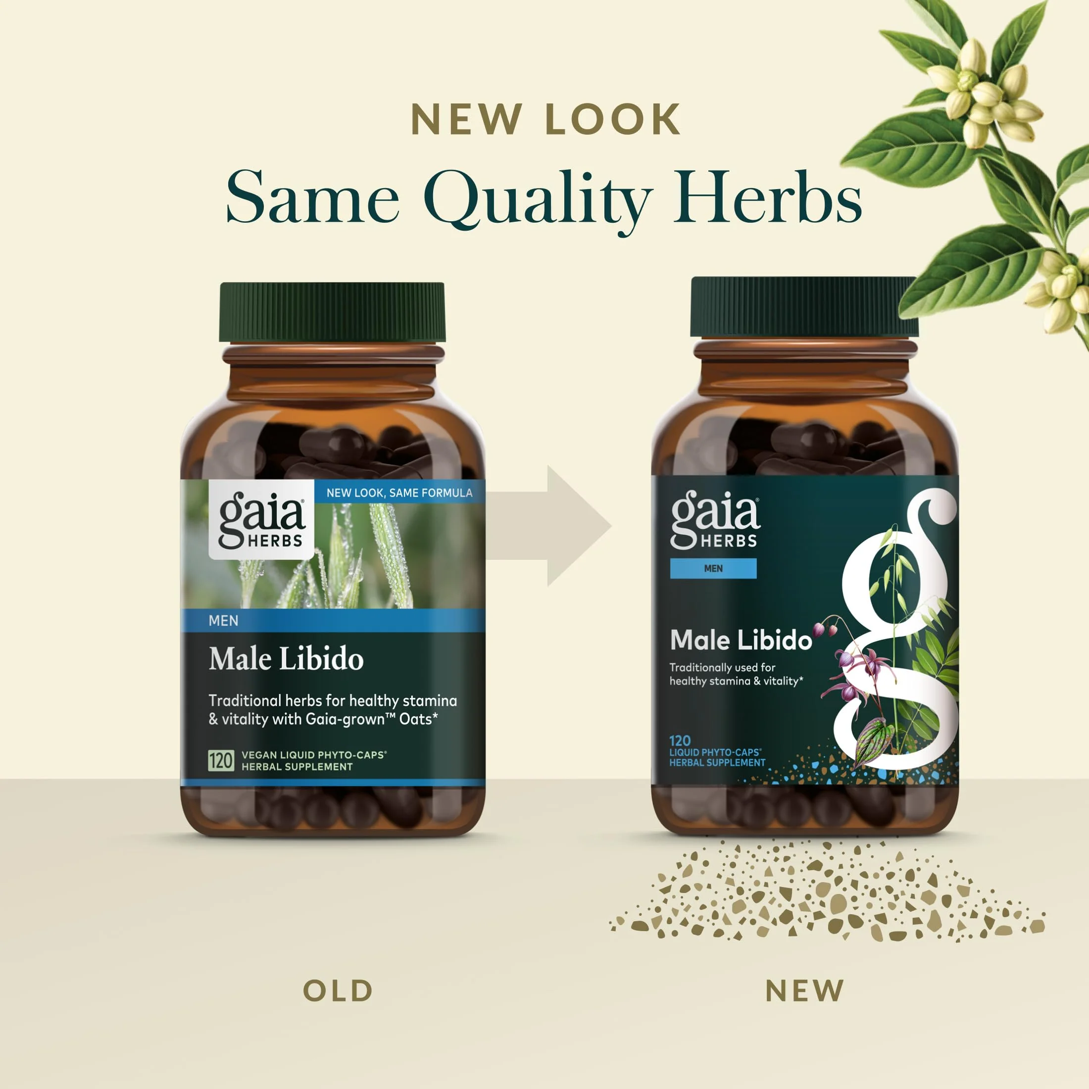 Gaia Herbs Male Libido - Herbal Vitality Support with Saw Palmetto, Horny Goat Weed & Oats | 120 Vegan Liquid Phyto-Capsules - Image 15