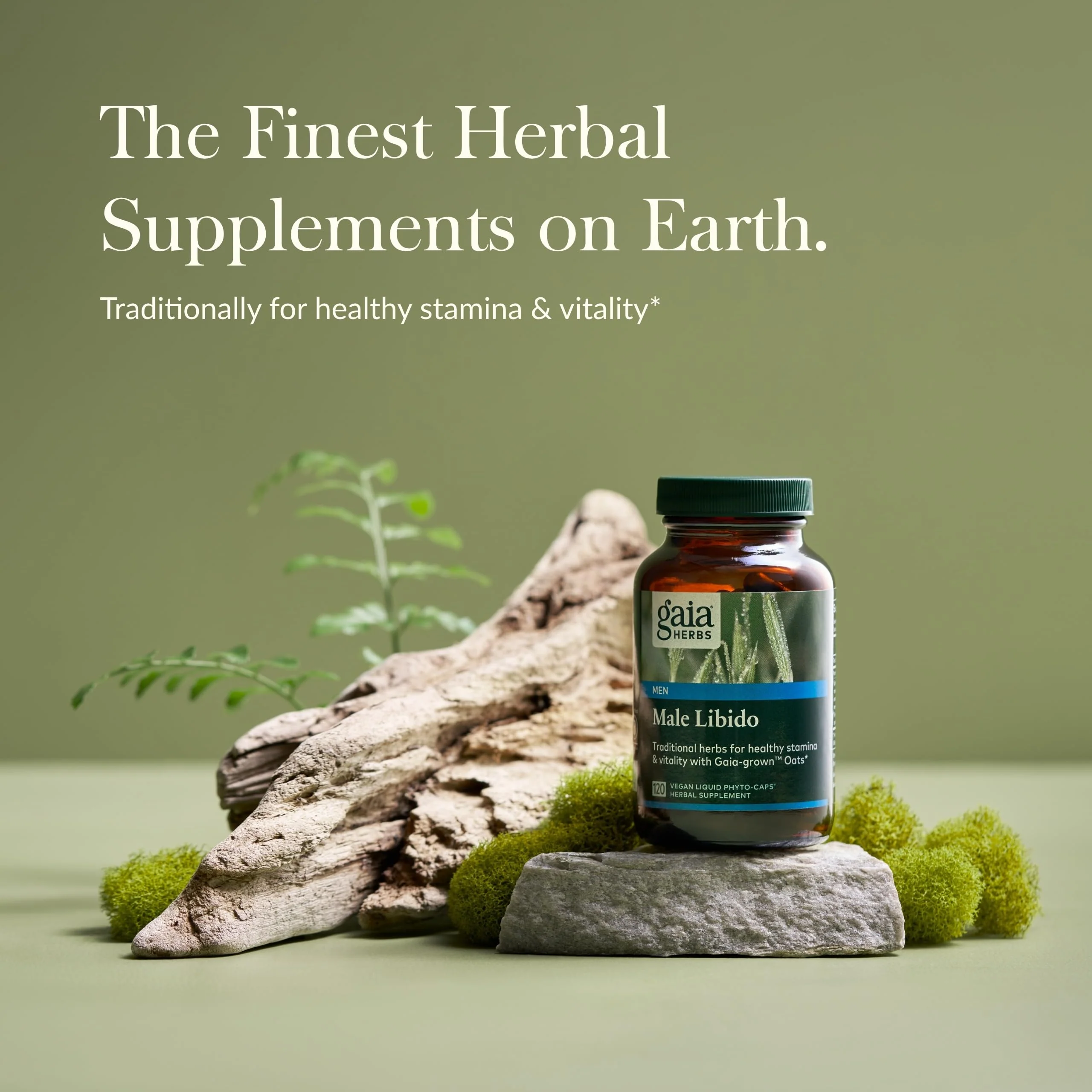 Gaia Herbs Male Libido - Herbal Vitality Support with Saw Palmetto, Horny Goat Weed & Oats | 120 Vegan Liquid Phyto-Capsules - Image 4