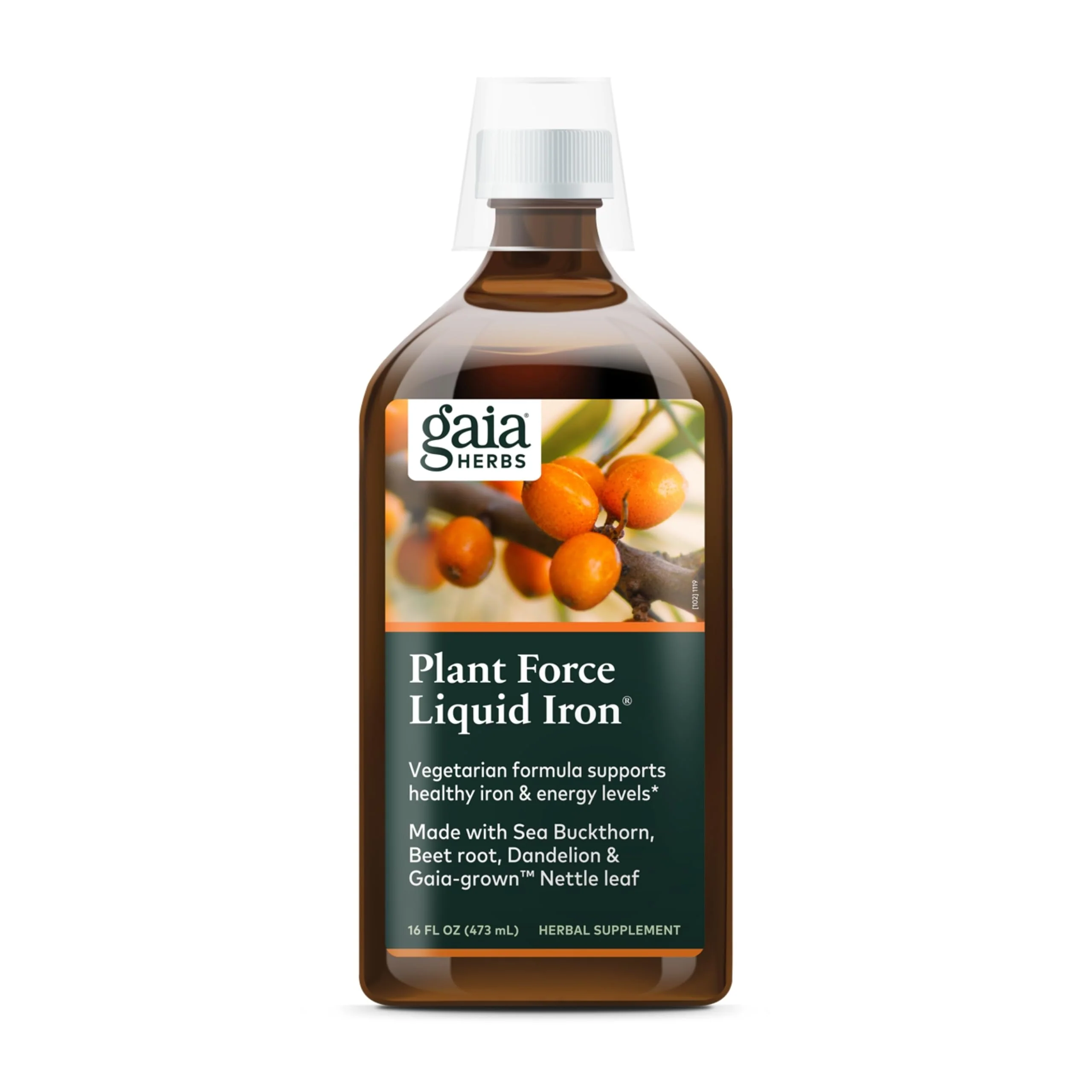 Gaia Herbs Plant Force Liquid Iron – Vegetarian Iron Supplement for Energy & Iron Support – 16 fl oz - Image 10