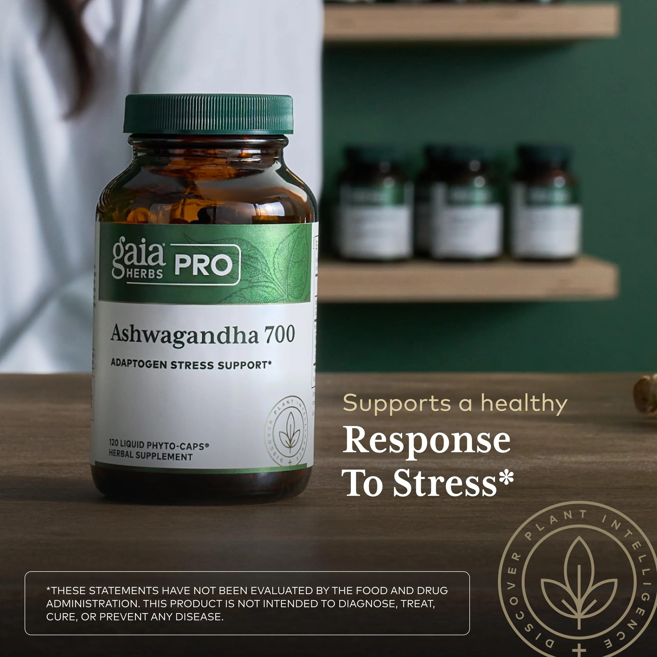 GAIA HERBS PRO Ashwagandha 700 - Immune Support & Calm, 120 Liquid Phyto-Caps (60 Servings) - Image 12
