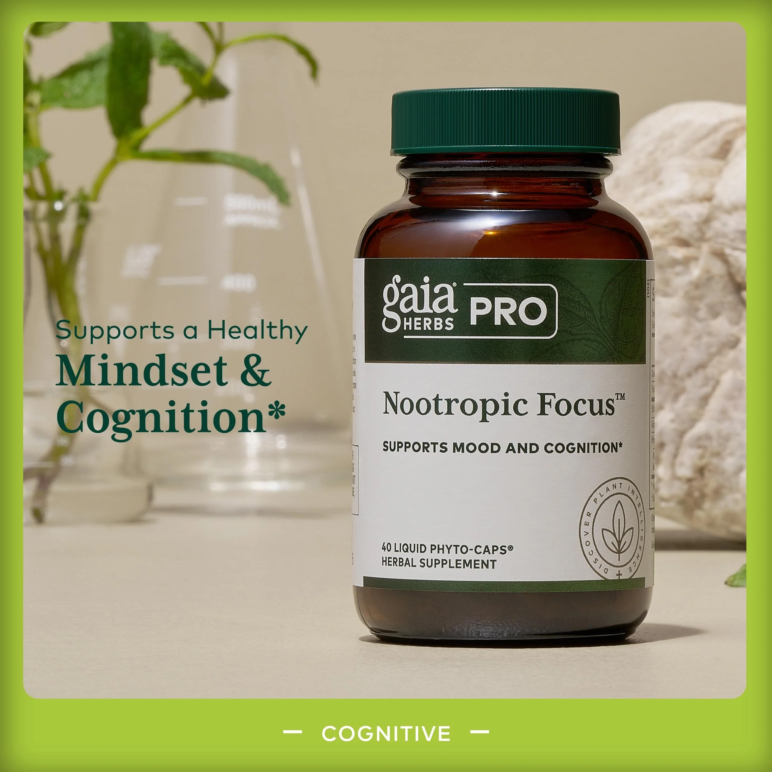 GAIA HERBS PRO Nootropic Focus – Brain Health & Focus Support (40 Liquid Phyto-Caps, Vegan, Gluten-Free) - Image 10