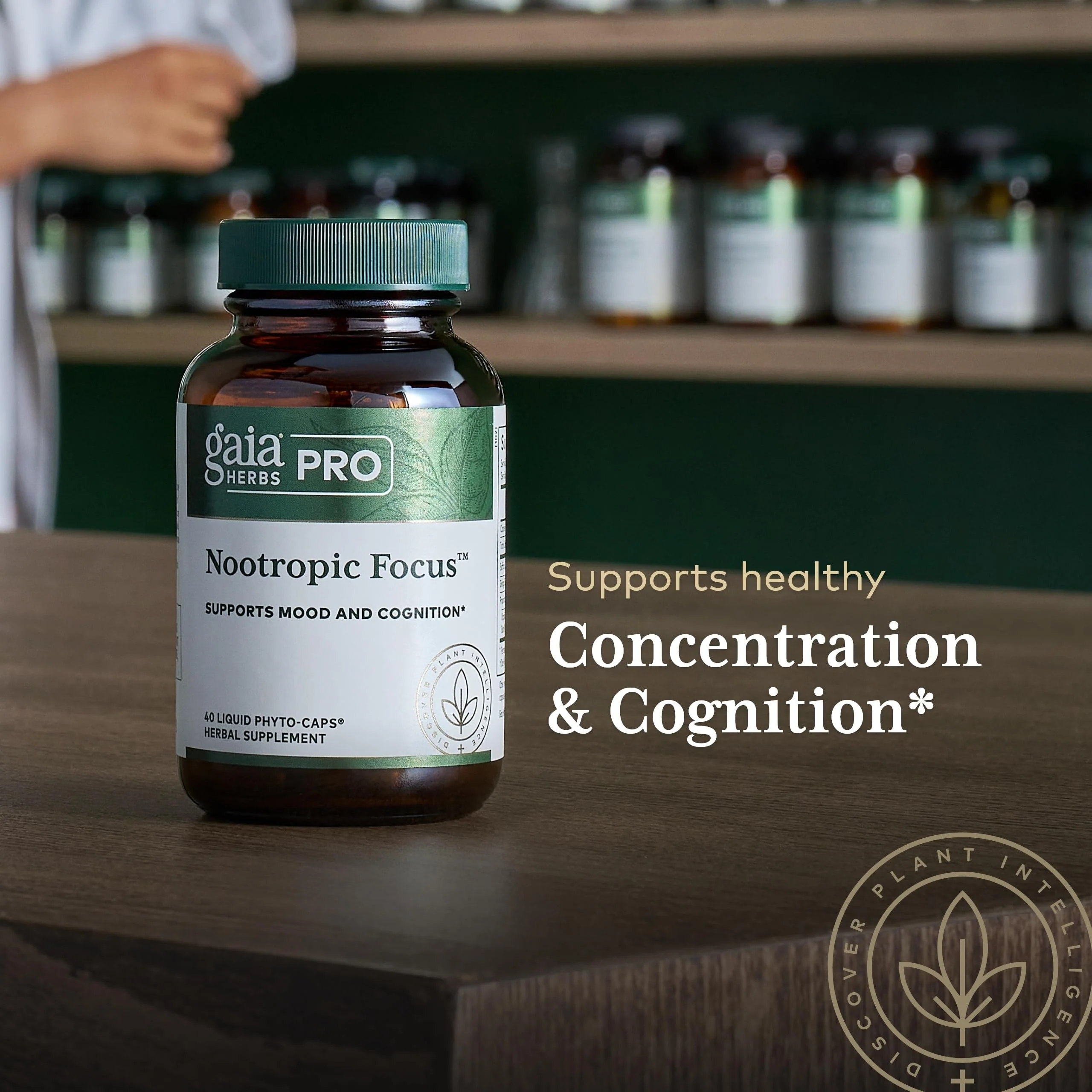 GAIA HERBS PRO Nootropic Focus – Brain Health & Focus Support (40 Liquid Phyto-Caps, Vegan, Gluten-Free) - Image 12