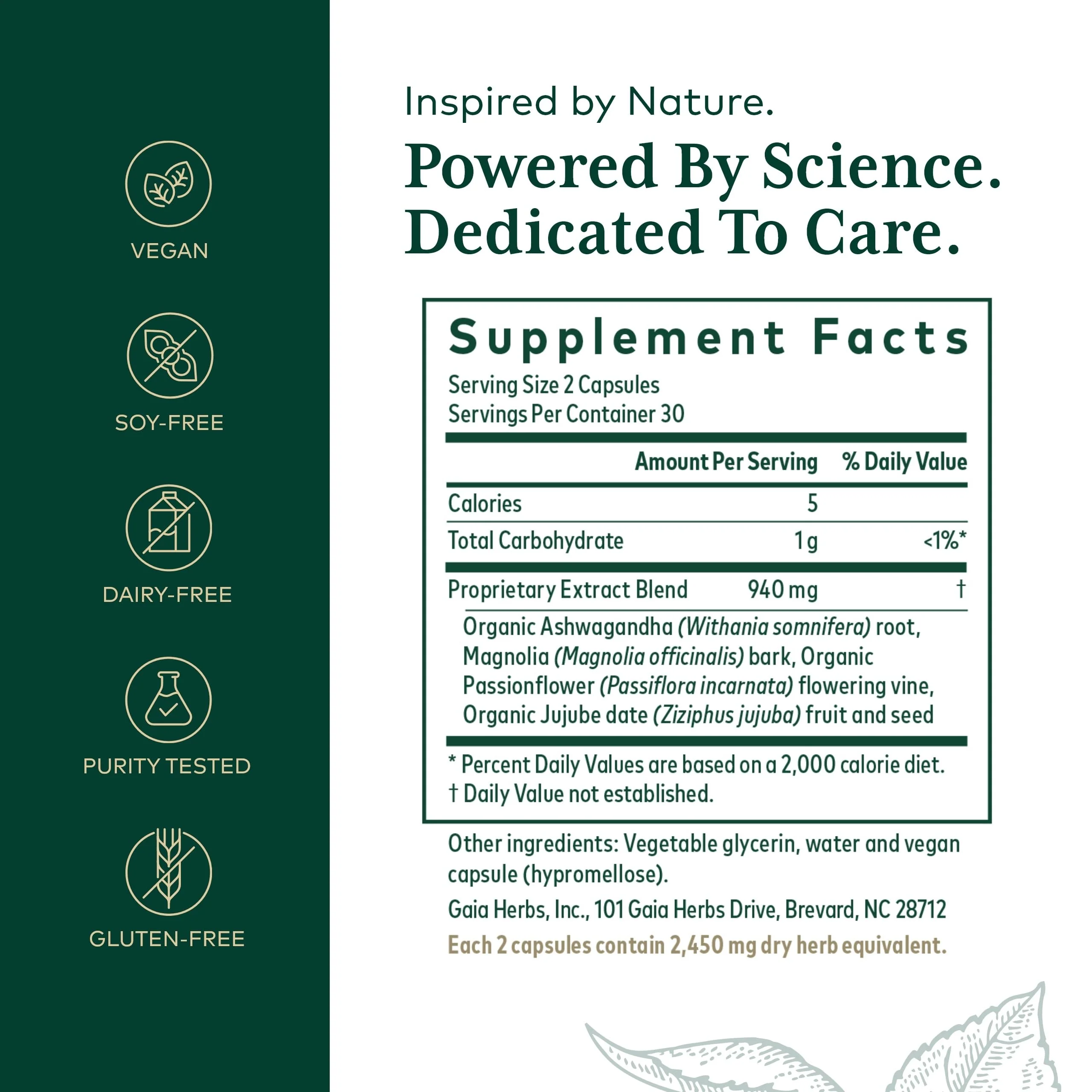 Gaia Herbs PRO Sleep Maintenance | Adrenal Health & Sleep Support (60 capsules) - Image 5
