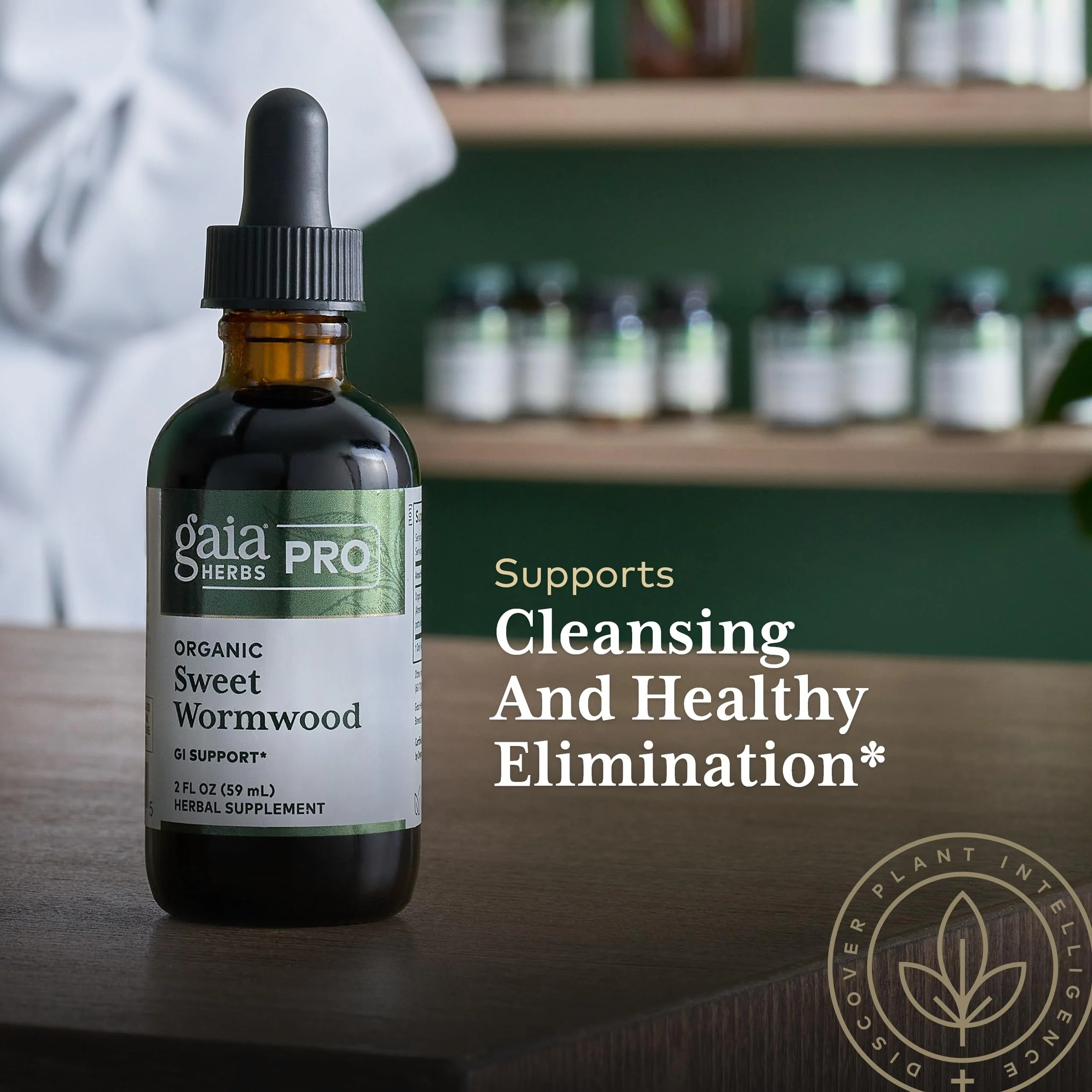 Gaia Herbs Pro Sweet Wormwood - Digestive Health & Elimination Support | 2 fl oz (71 Servings) - Vegan, Gluten-Free & Dairy-Free - Image 5