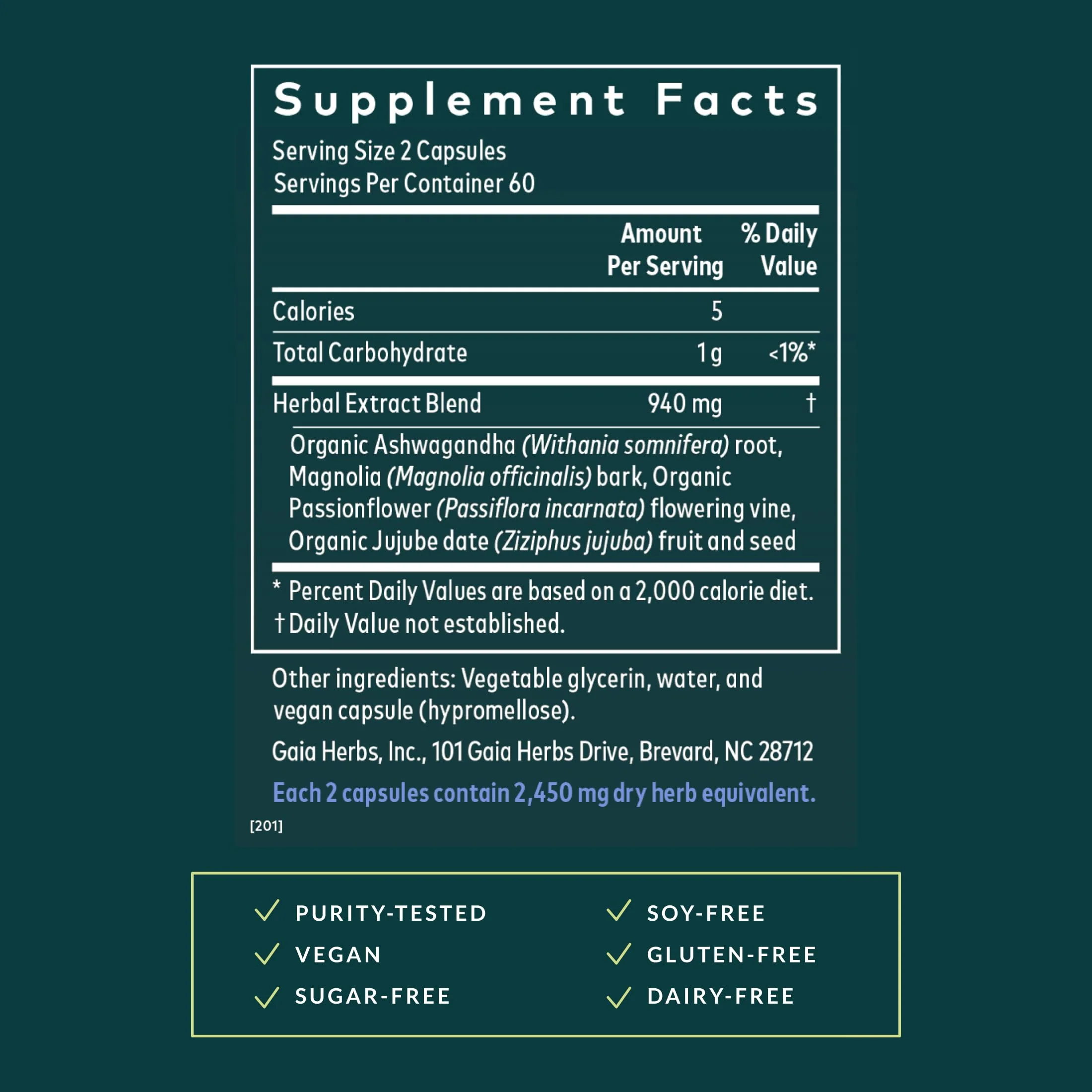 Gaia Herbs SleepThru – Sleep Support with Ashwagandha, Magnolia Bark, Passionflower & Jujube Date | 120 Vegan Liquid Phyto-Caps (60 Servings) - Image 11