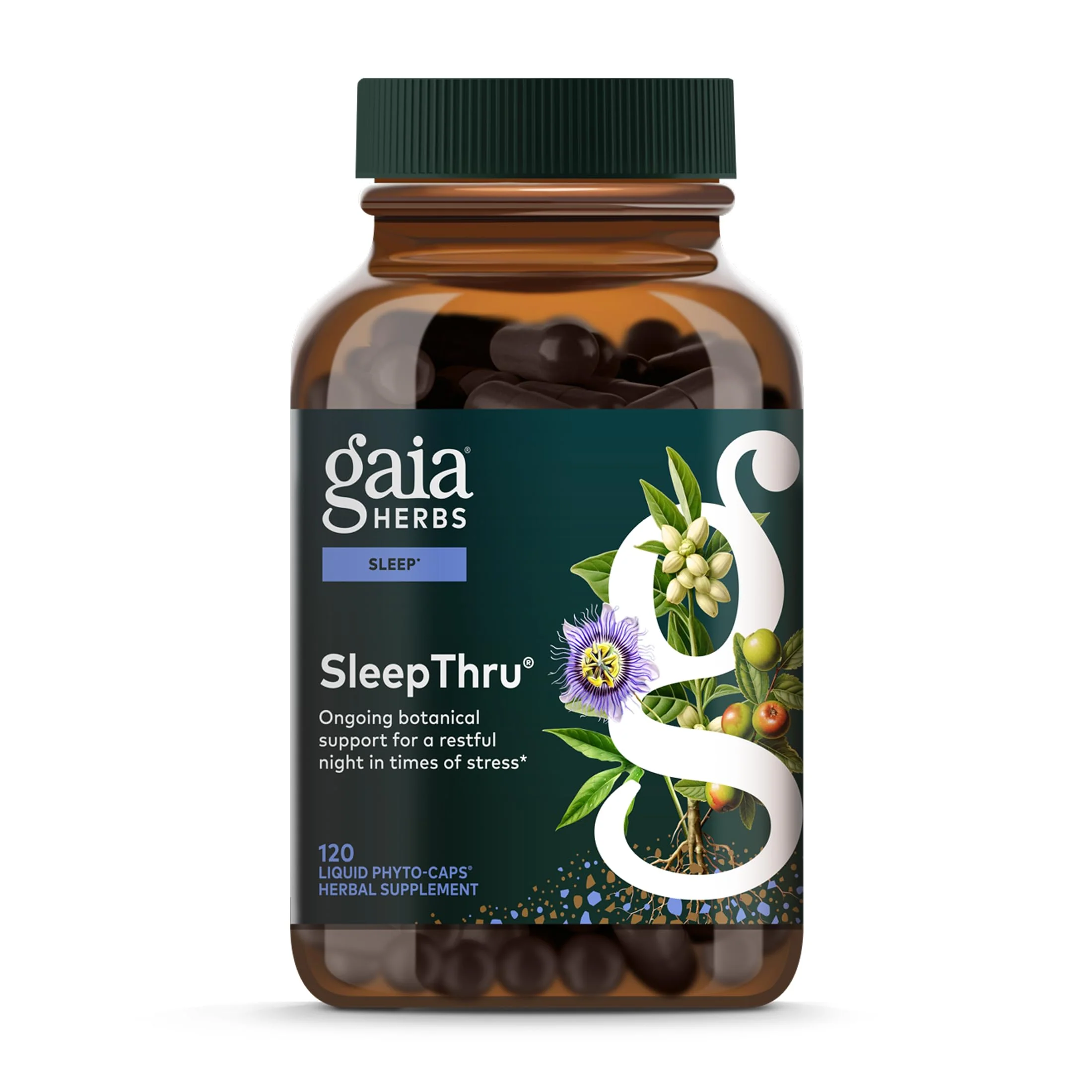 Gaia Herbs SleepThru – Sleep Support with Ashwagandha, Magnolia Bark, Passionflower & Jujube Date | 120 Vegan Liquid Phyto-Caps (60 Servings) - Image 9