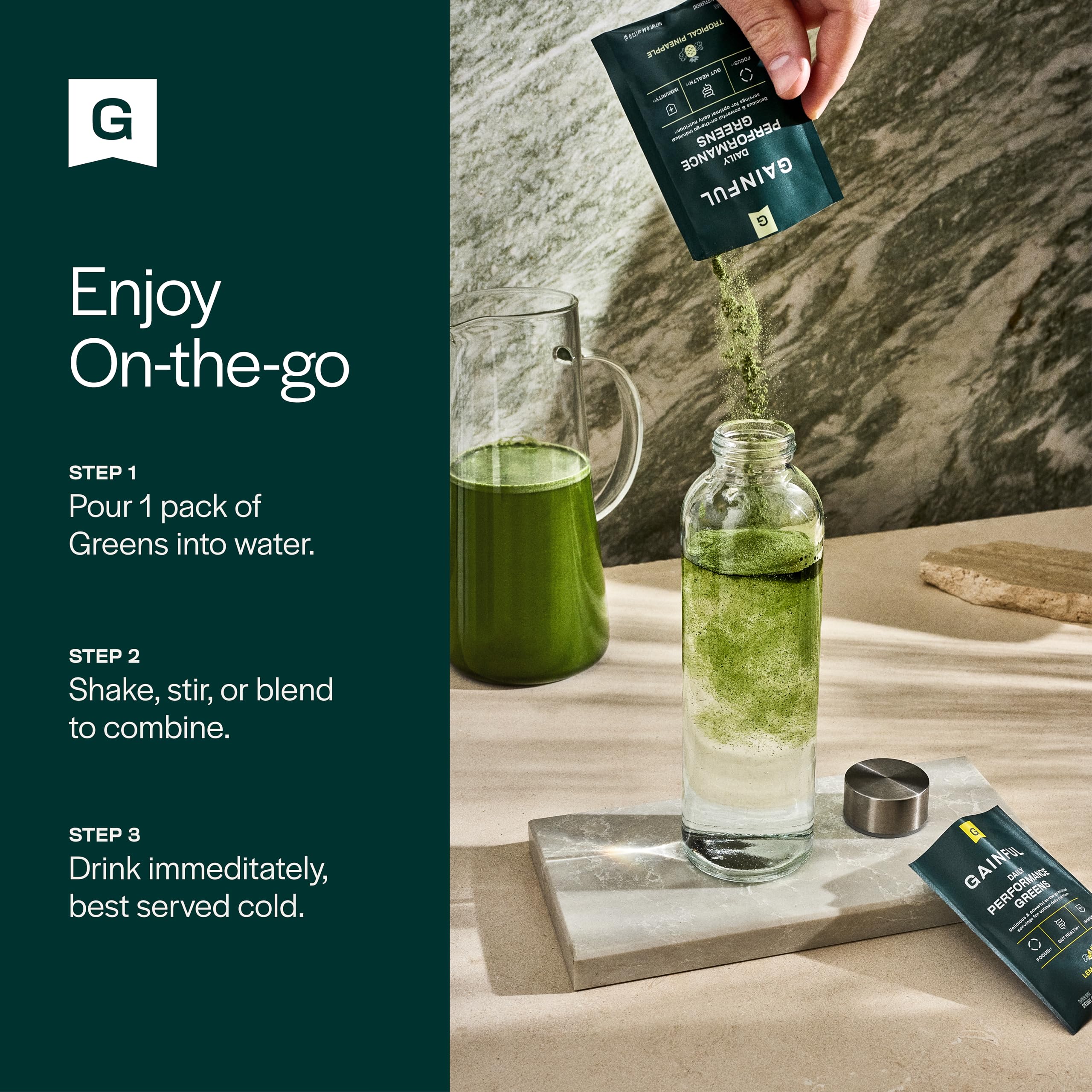 Gainful Daily Performance Greens Powder – Coconut Pineapple, Gut Health & Energy - Image 8