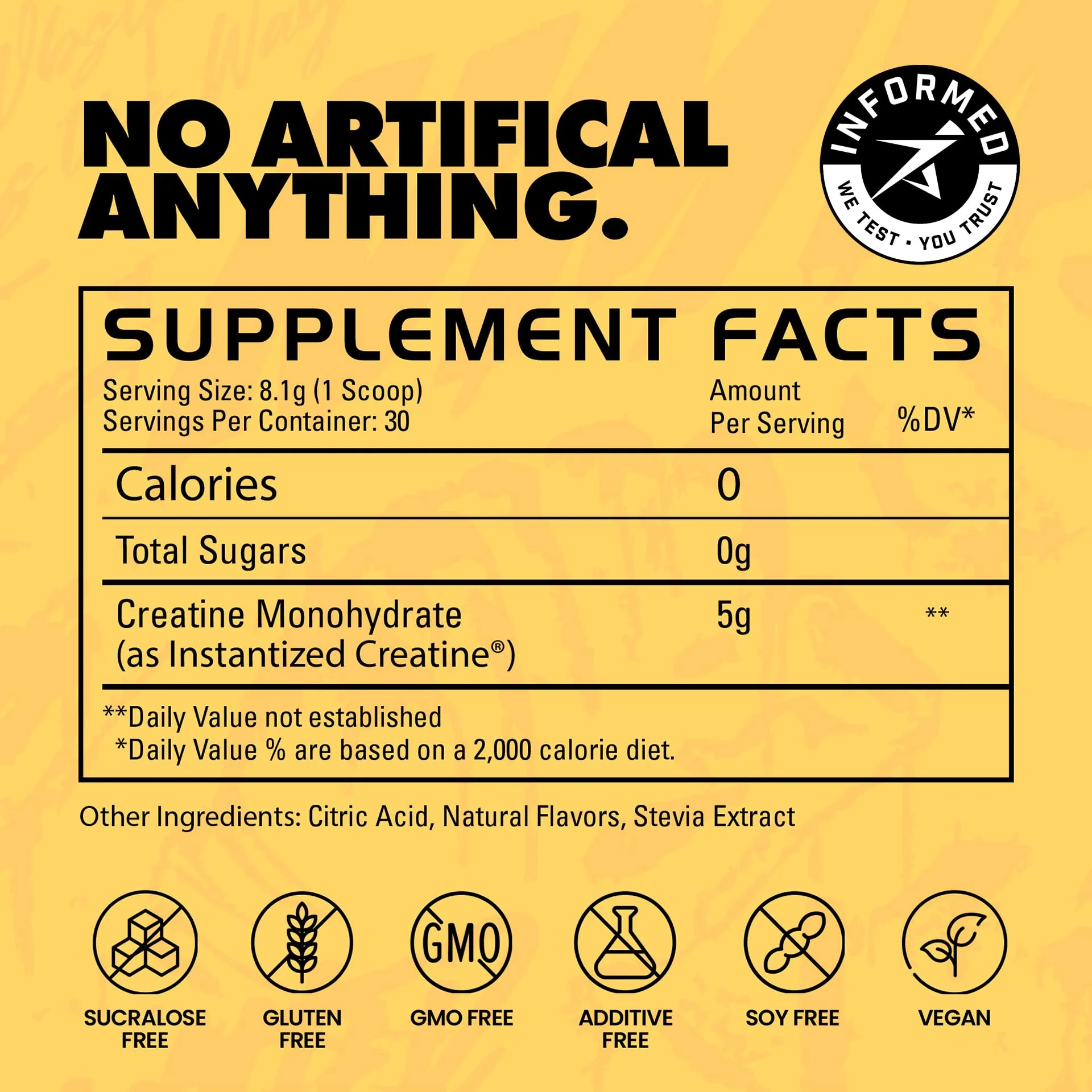 Gains in Bulk Instantized Creatine Monohydrate – Soluble, No Bloat, 30 Servings - Image 14