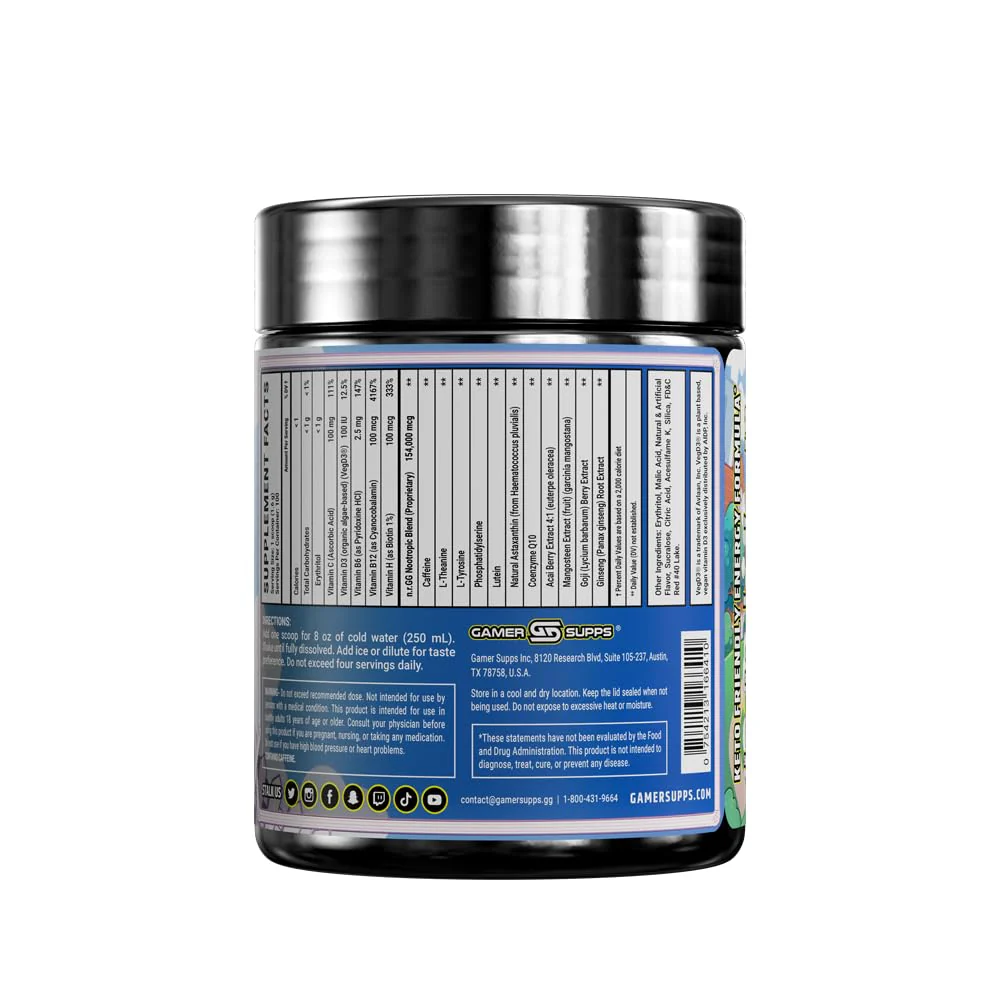 Gamer Supps GG Energy Goof Juice by MoistCr1TiKaL – 100 Servings, Keto Friendly, Sugar Free - Image 9