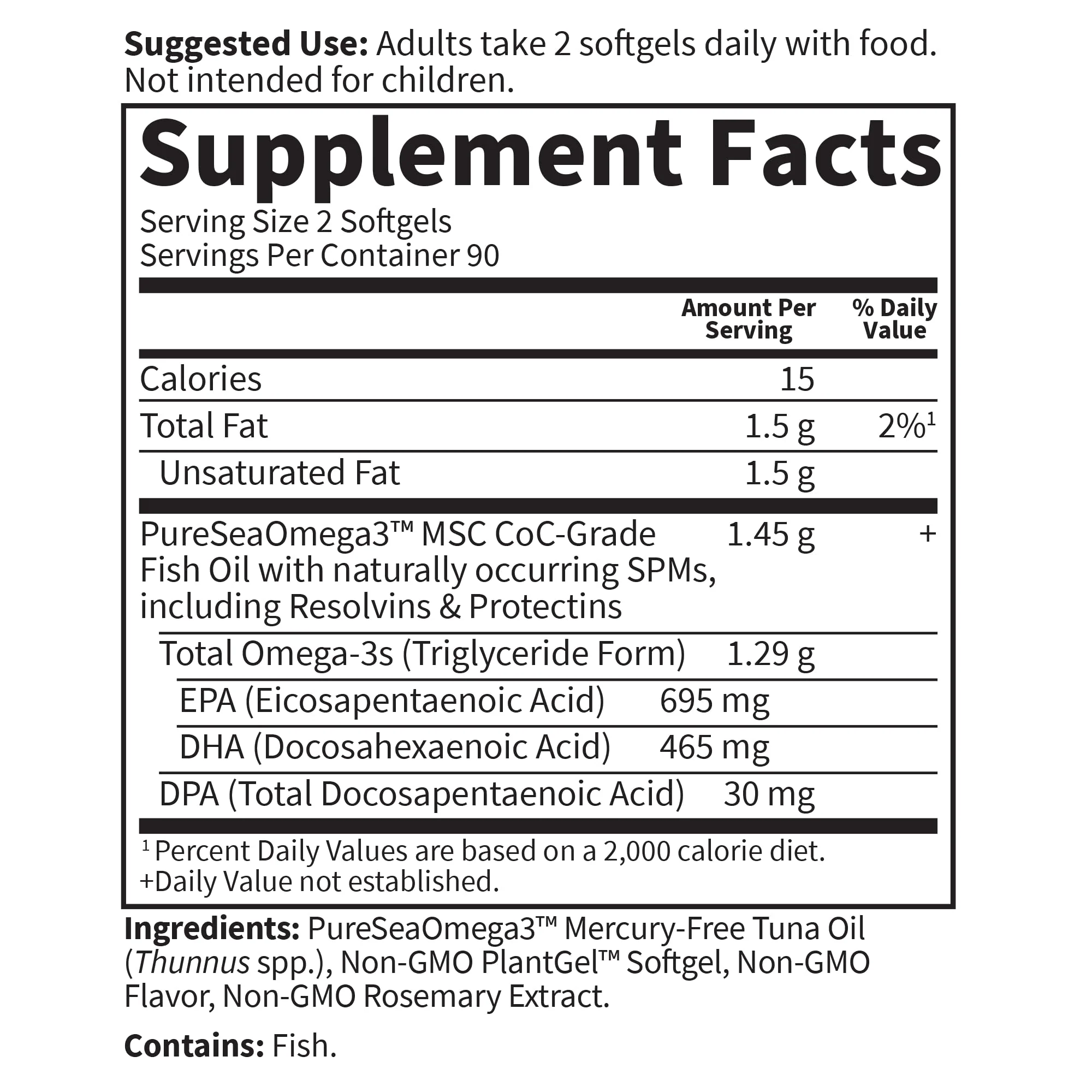 Garden of Life Dr. Formulated Advanced Omega Fish Oil - Lemon | 1,290 mg Omega-3 (EPA 695 mg, DHA 465 mg, DPA 30 mg), TG Form, 180 Softgels - Image 6