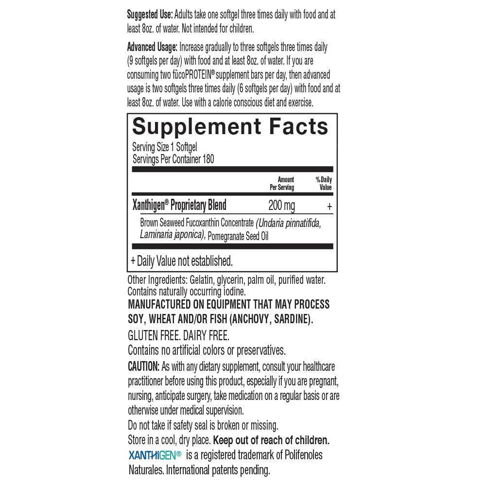 Garden of Life FucoThin Fucoxanthin Supplements – Non-Stimulant Fat Burner, 180 Count - Image 12