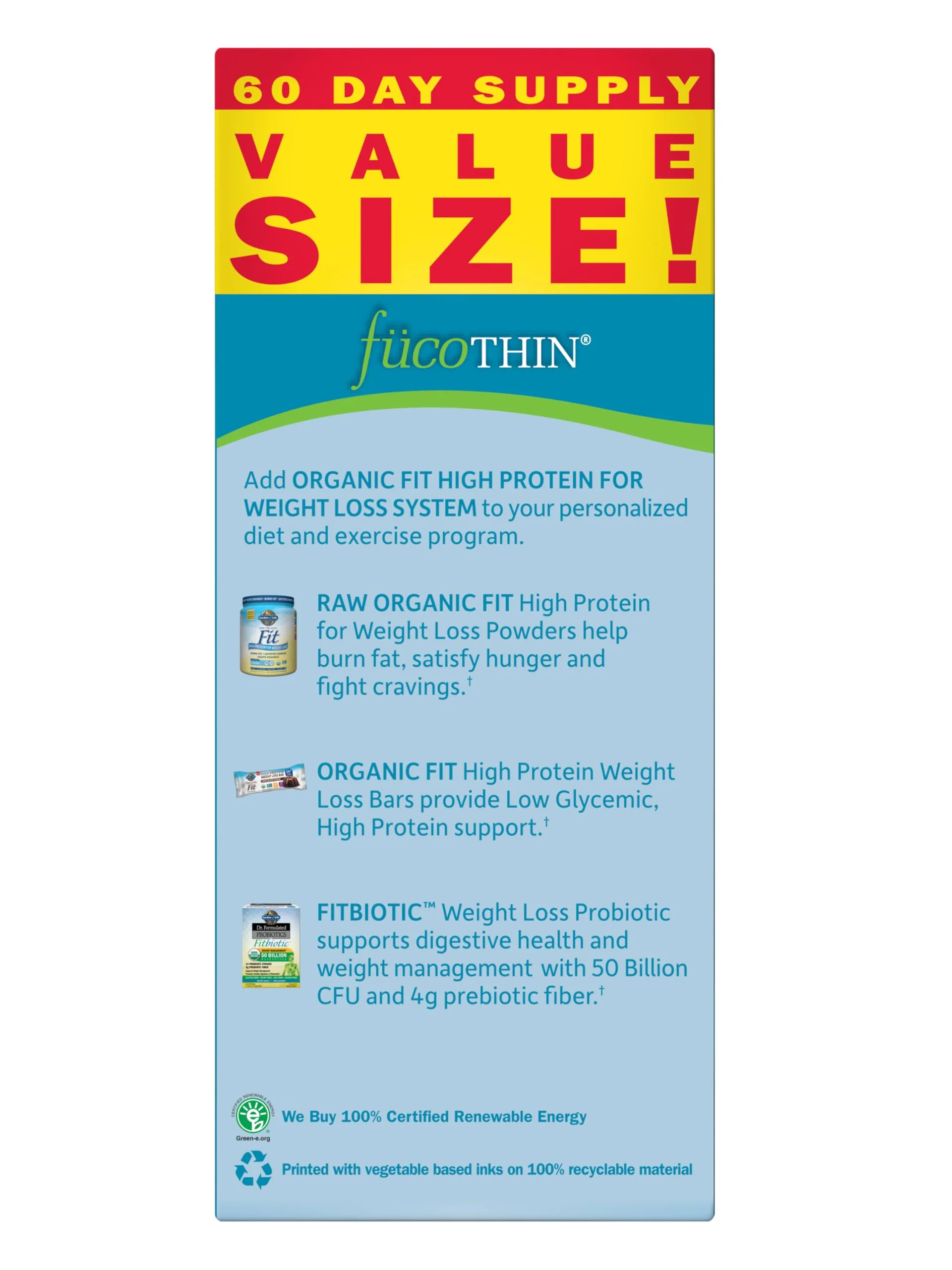 Garden of Life FucoThin Fucoxanthin Supplements – Non-Stimulant Fat Burner, 180 Count - Image 15