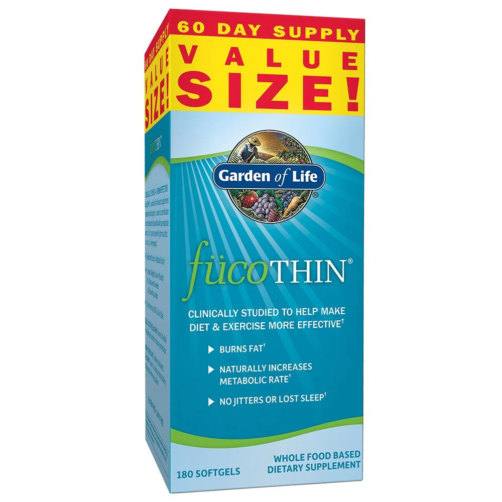Garden of Life FucoThin Fucoxanthin Supplements – Non-Stimulant Fat Burner, 180 Count - Image 9