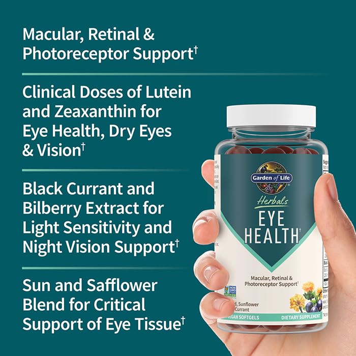 Garden of Life Herbals Eye Health – Lutein & Zeaxanthin | Non-GMO, Gluten-Free - Image 5