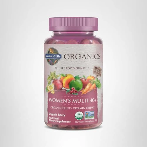 Garden of Life Organics Women 40+ Gummies – Organic Berry | Non-GMO, Vegan | 120 Real Fruit Gummies - Image 9