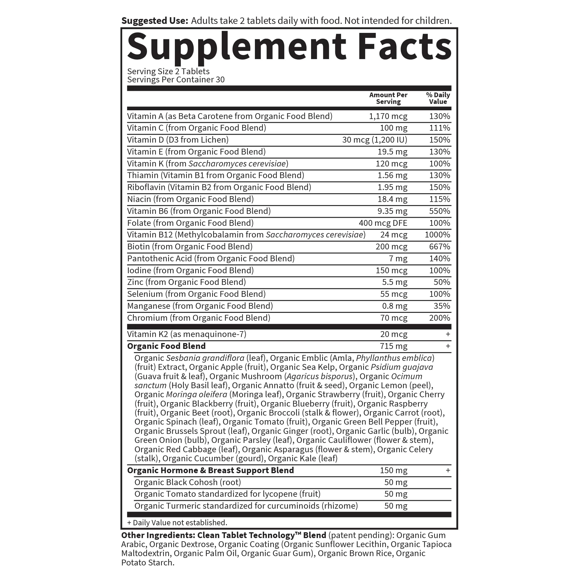 Garden of Life Organics Women 40+ Multivitamin – 60 Tablets, Vegan & Organic - Image 6