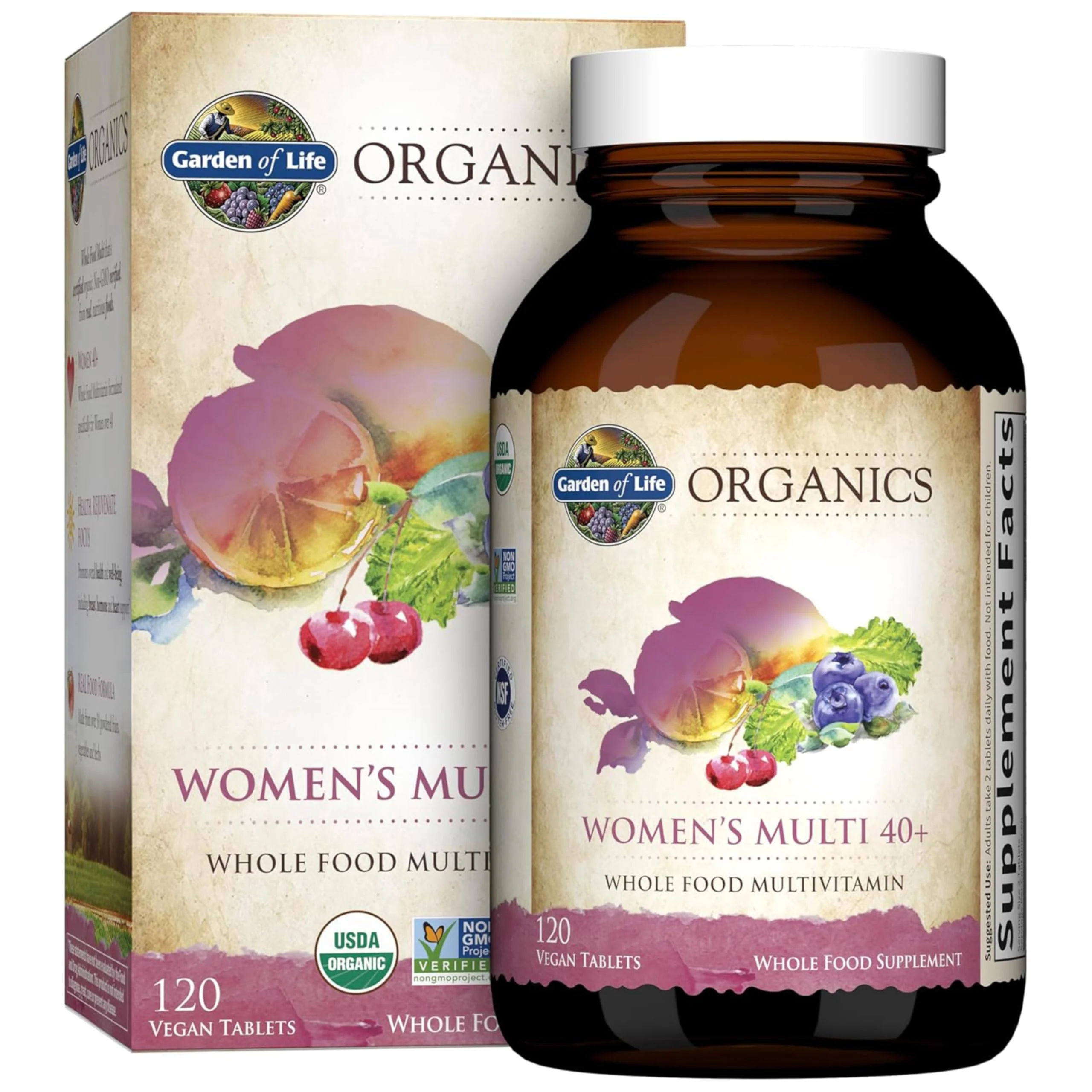 Garden of Life Organics Women 40+ Multivitamin – Organic, Vegan, Hormone & Breast Health Support (120 Tablets) - Image 10