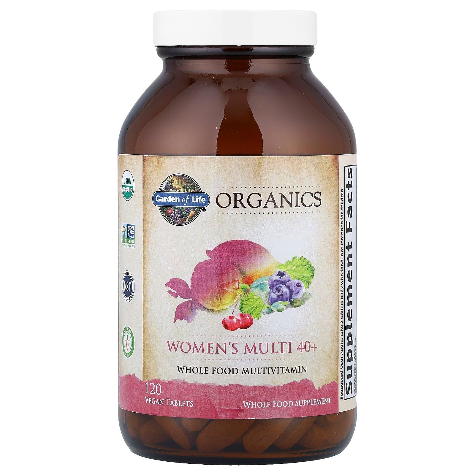 Garden of Life Organics Women 40+ Multivitamin – Organic, Vegan, Hormone & Breast Health Support (120 Tablets) - Image 12