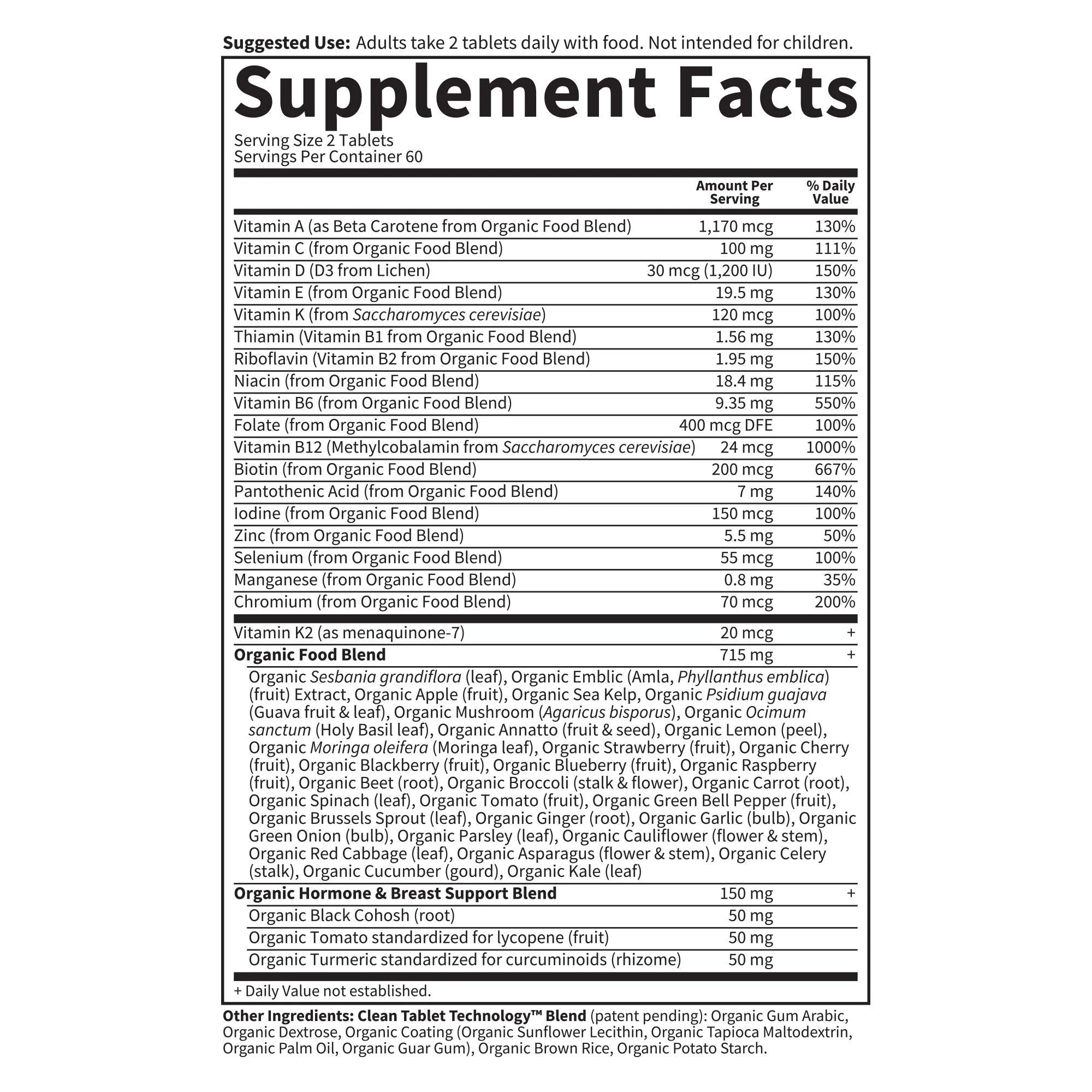Garden of Life Organics Women 40+ Multivitamin – Organic, Vegan, Hormone & Breast Health Support (120 Tablets) - Image 15