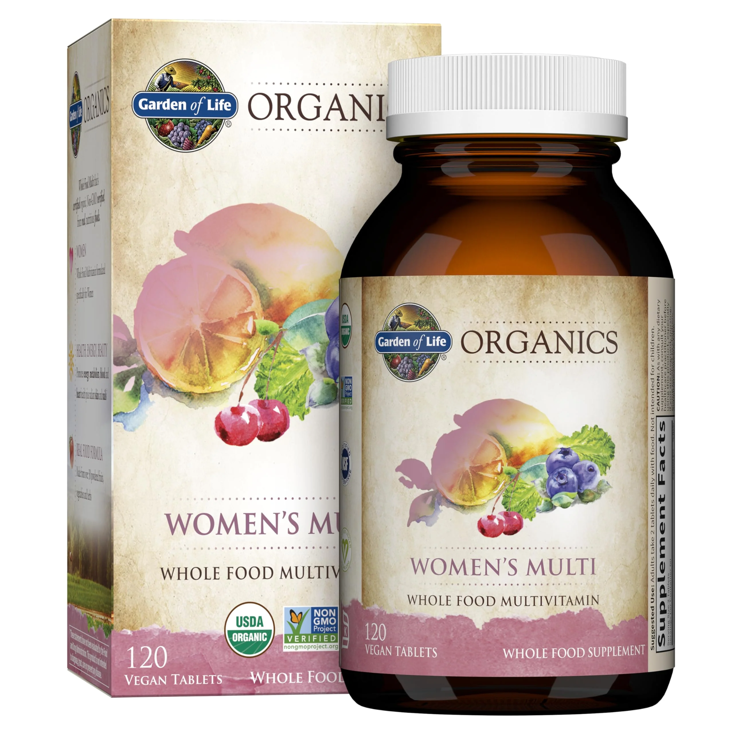 Garden of Life Organics Women’s Multi – Vegan Whole Food Multivitamin (120 Tablets) - Image 10