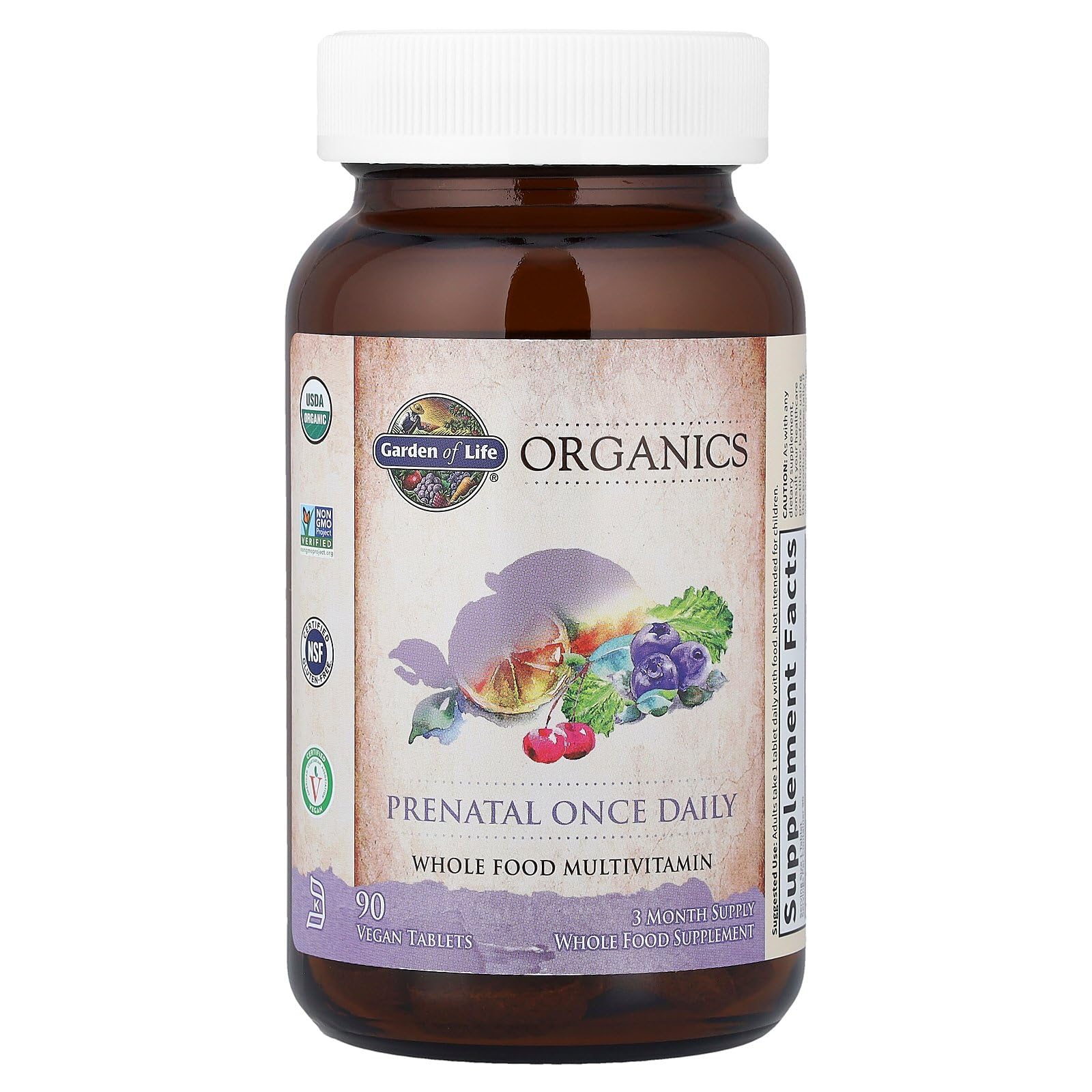 Garden of Life Prenatal Vitamins for Women – Organic Folate, Vegan, Non-GMO, 90-Day Supply - Image 13