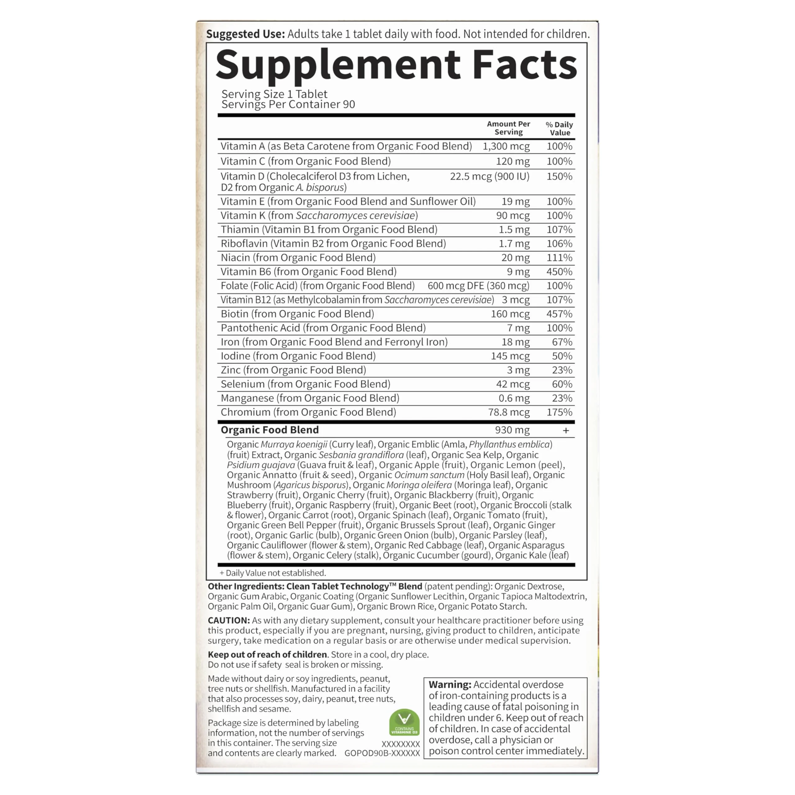 Garden of Life Prenatal Vitamins for Women – Organic Folate, Vegan, Non-GMO, 90-Day Supply - Image 18
