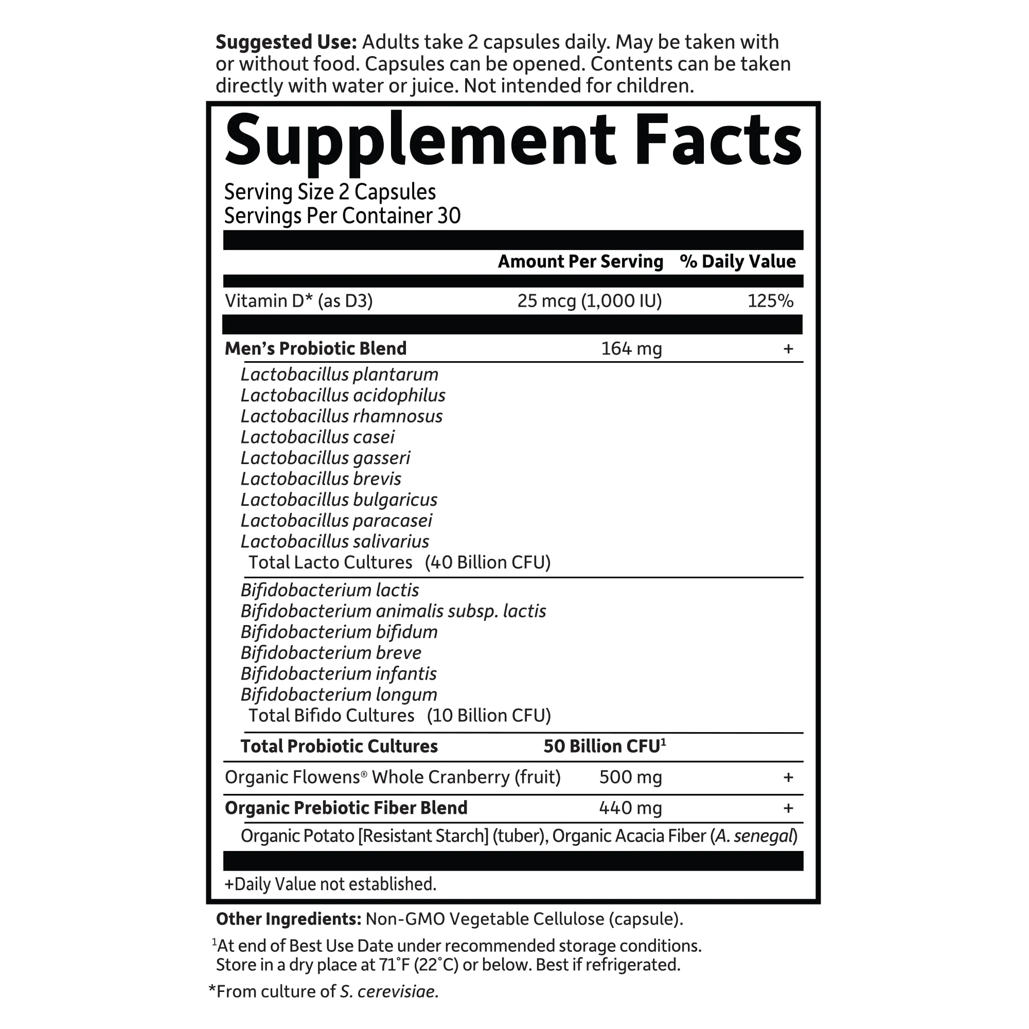 Garden of Life Probiotics Prostate+ | Prostate & Digestive Support - Image 5