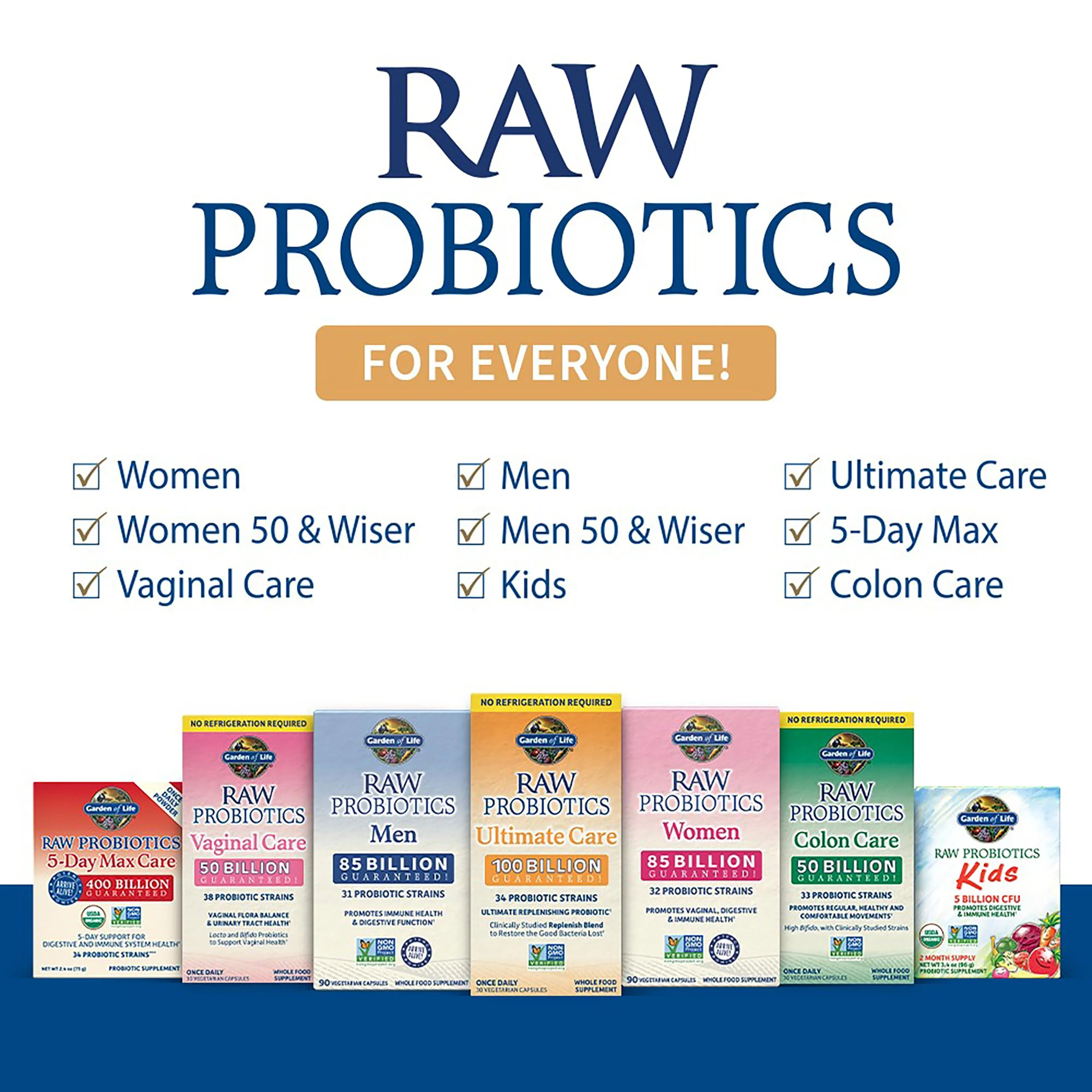 Garden of Life Probiotics Ultimate Care – 100B CFU, 34 Strains, 30 Capsules - Image 18