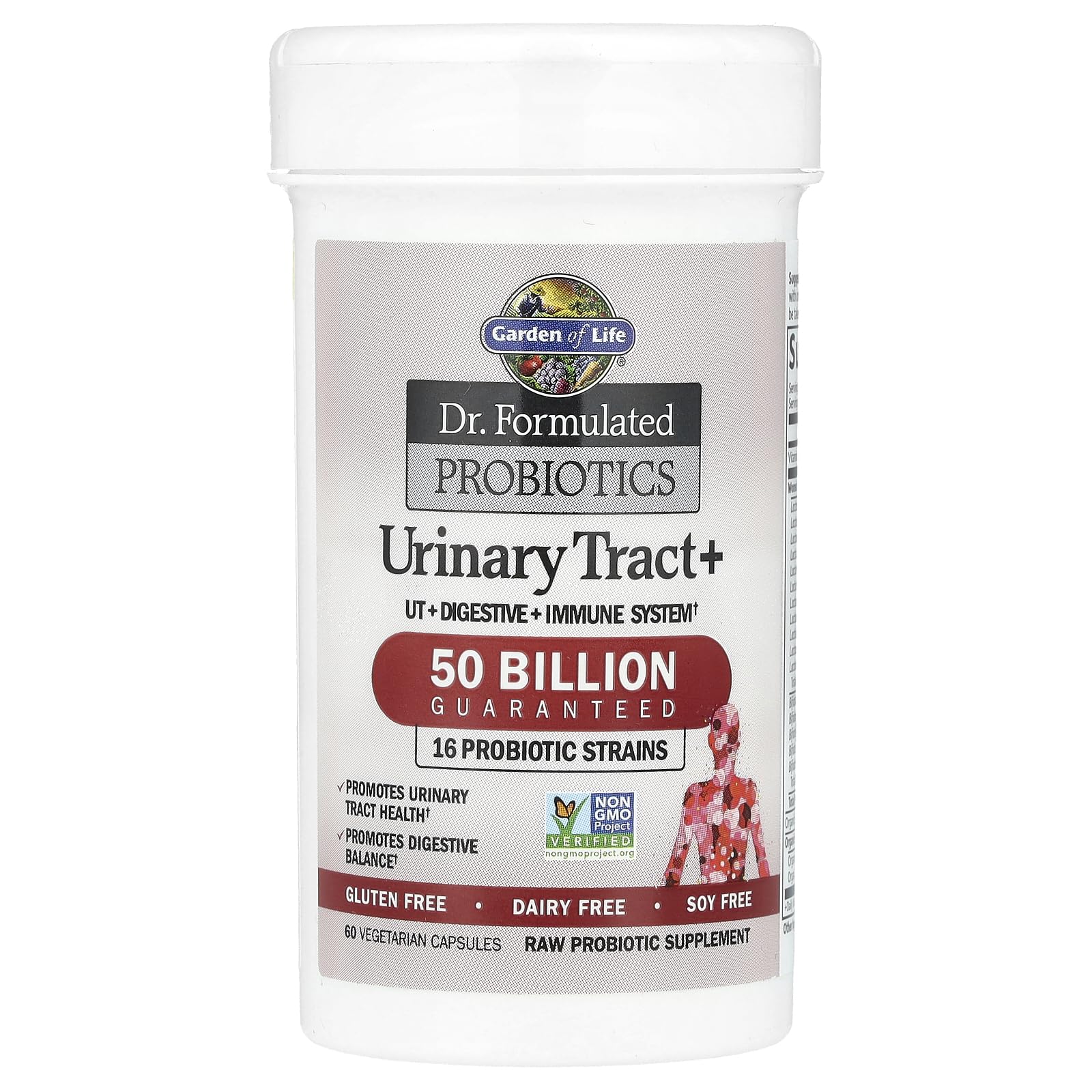 Garden of Life Urinary Tract+ Probiotics – 60 Veg Capsules, Shelf Stable - Image 4
