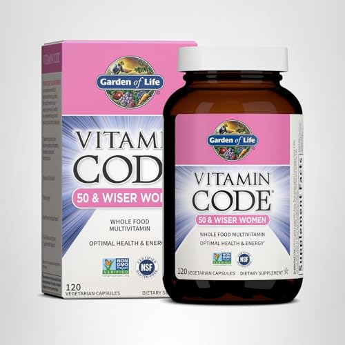 Garden of Life Vitamin Code 50 & Wiser Women Multivitamin – 120 Capsules - Image 9