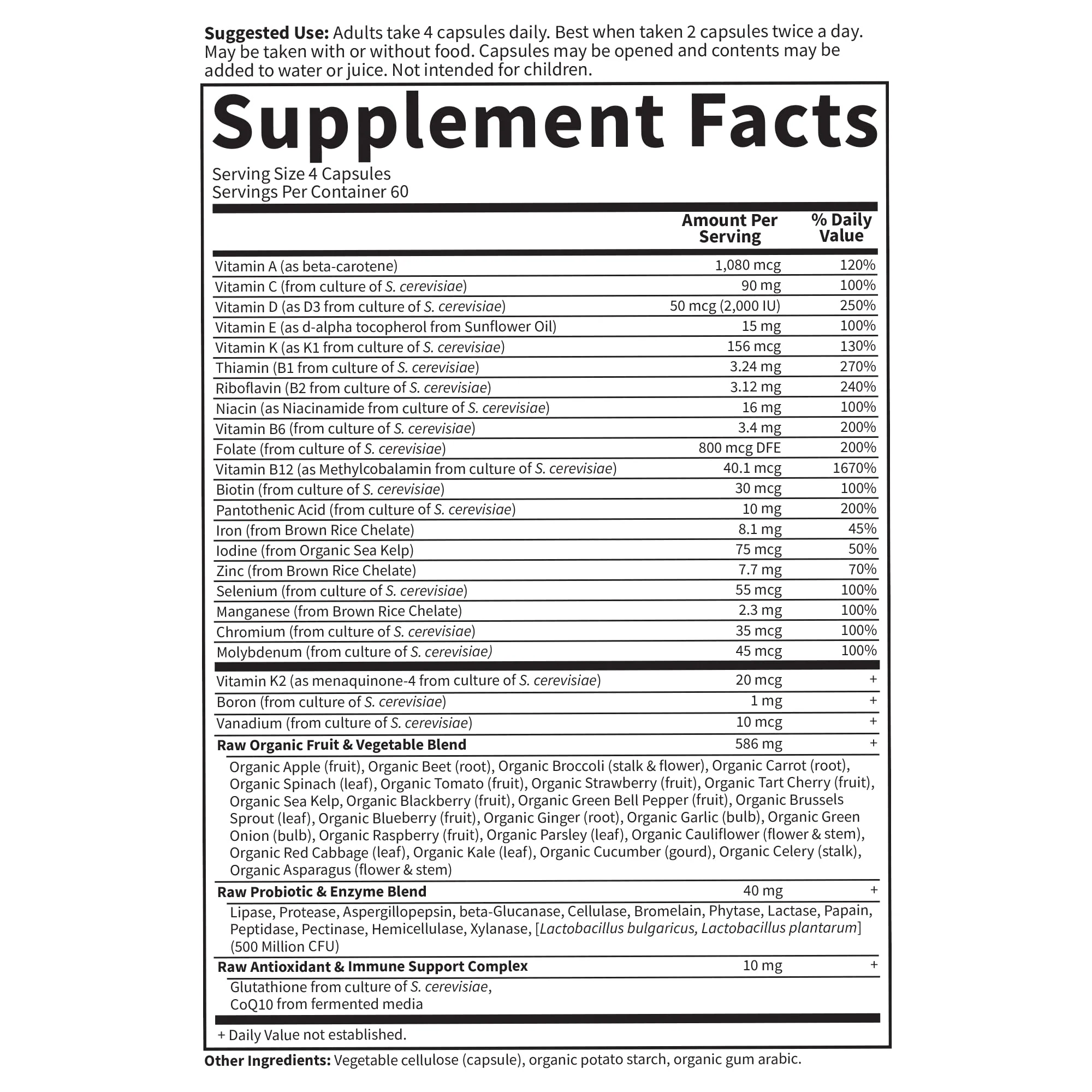 Garden of Life Vitamin Code Women Multivitamin – Whole Food Women’s Multi, 240 Veg Capsules - Image 14