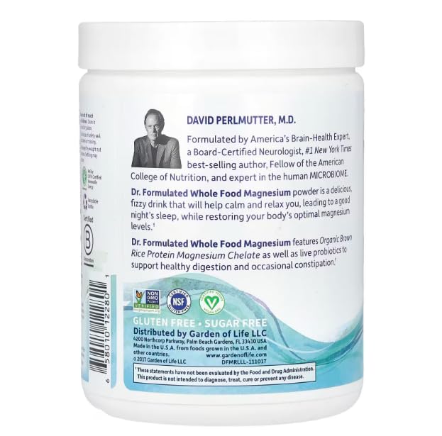 Garden of Life Whole Food Magnesium Powder Raspberry Lemon 421.5g | Vegan, Gluten & Sugar Free - Image 3