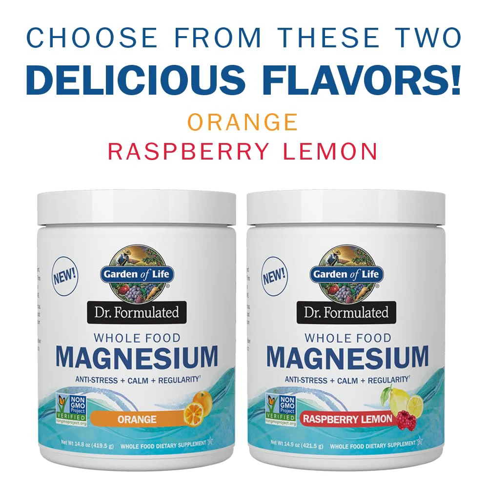 Garden of Life Whole Food Magnesium Powder Raspberry Lemon 421.5g | Vegan, Gluten & Sugar Free - Image 7
