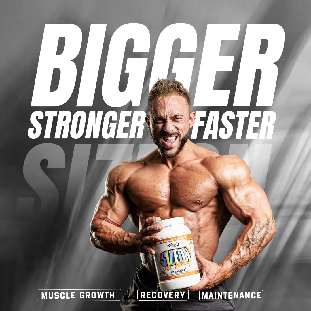 Gaspari SizeOn – Hybrid Intra-Workout Amino Acids & Creatine for Muscle Size & Recovery (3.59 lb Raspberry) - Image 18