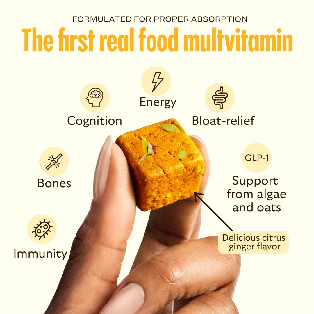 GEM Daily Multivitamin Bite for Women & Men – 28 Servings, Real-Food Nutrition - Image 15