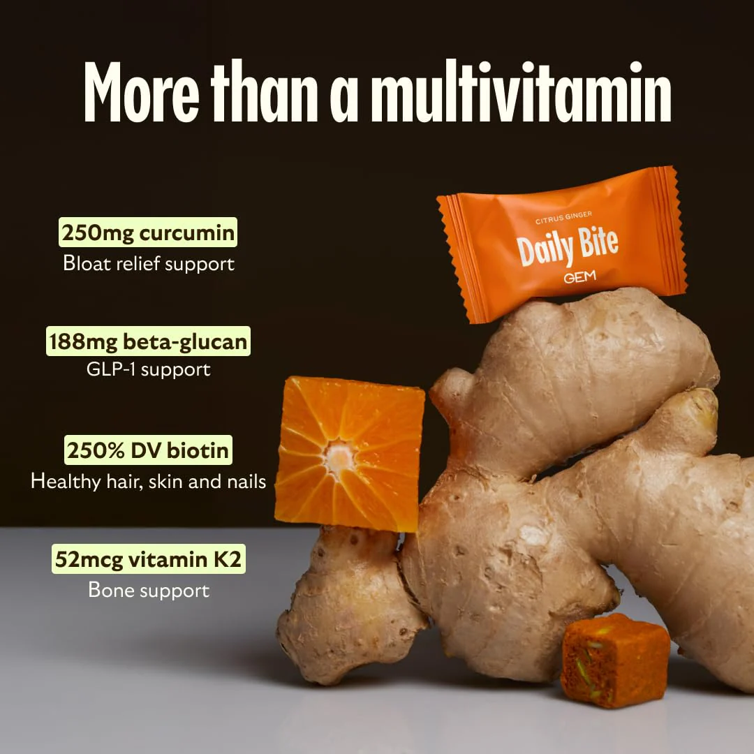 GEM Daily Multivitamin Bite for Women & Men – 28 Servings, Real-Food Nutrition - Image 6