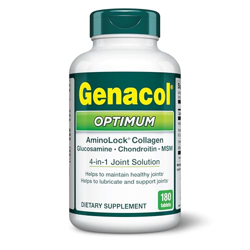 Genacol Optimum: Joint Support Tablets with Glucosamine, Chondroitin, MSM & Ultra-Hydrolyzed Collagen - 180 Count - Image 14