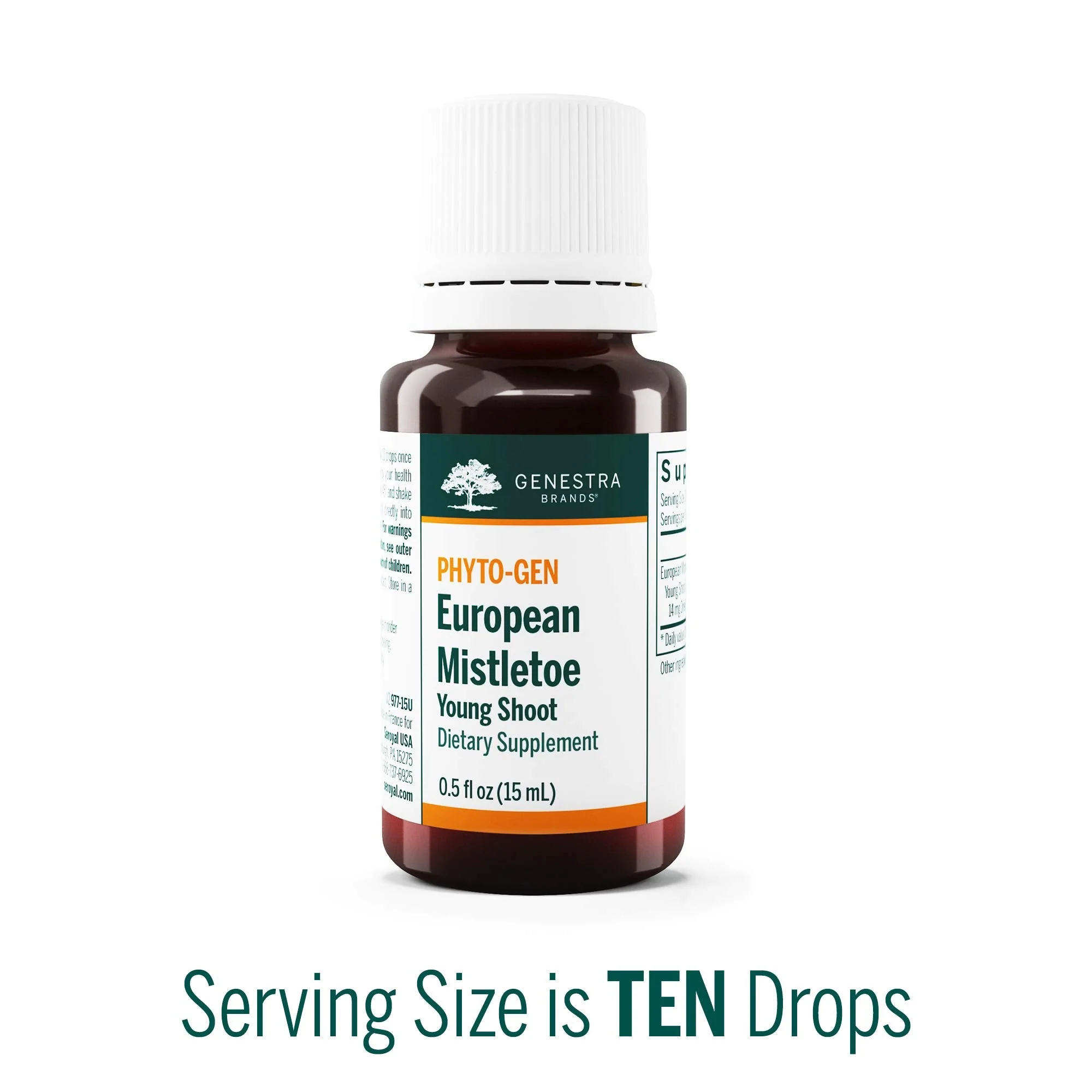 Genestra Brands European Mistletoe Young Shoot – Herbal Supplement 0.5 fl oz - Image 3