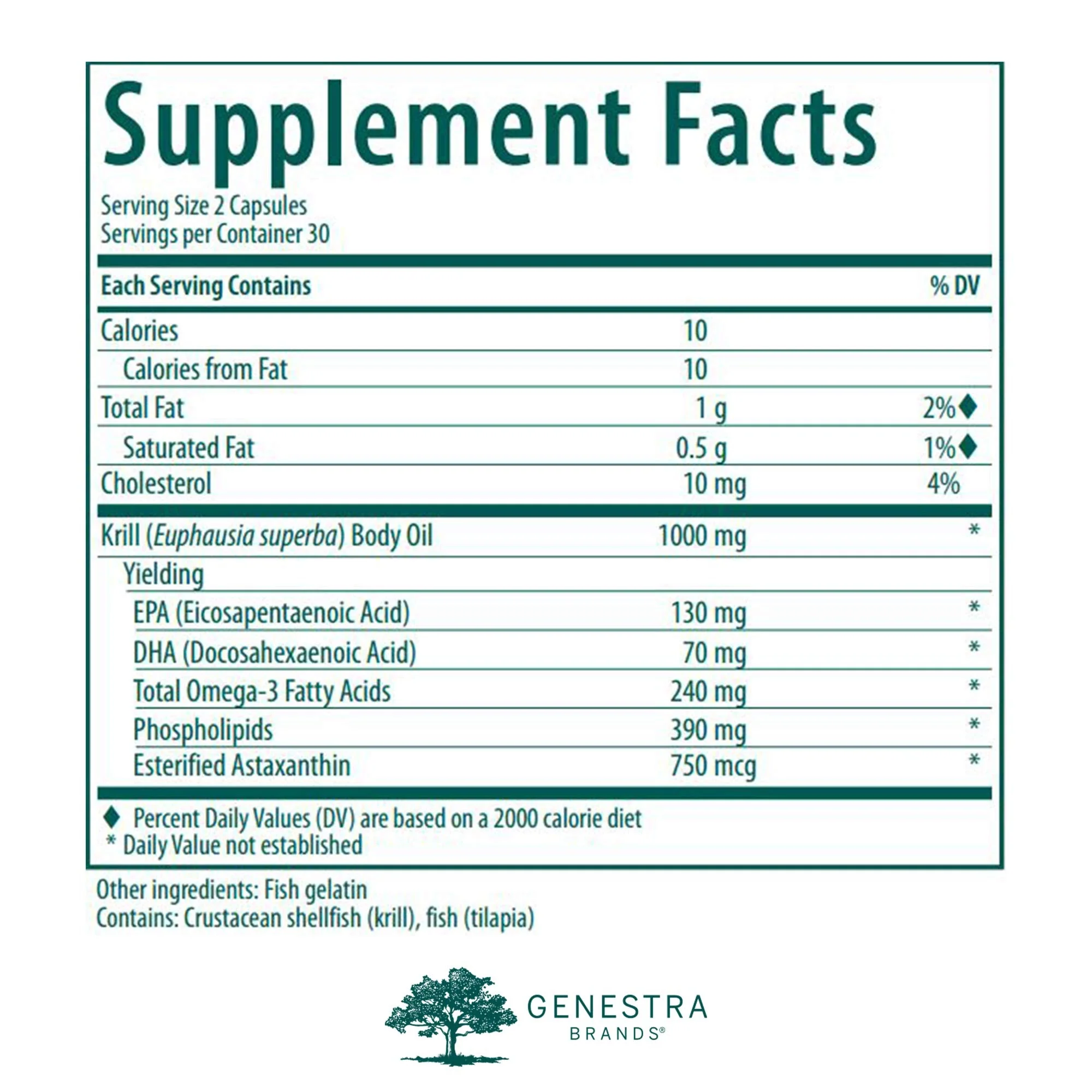 Genestra Brands Krill Oil | Omega-3, Phospholipids & Astaxanthin | 60 Capsules - Image 10