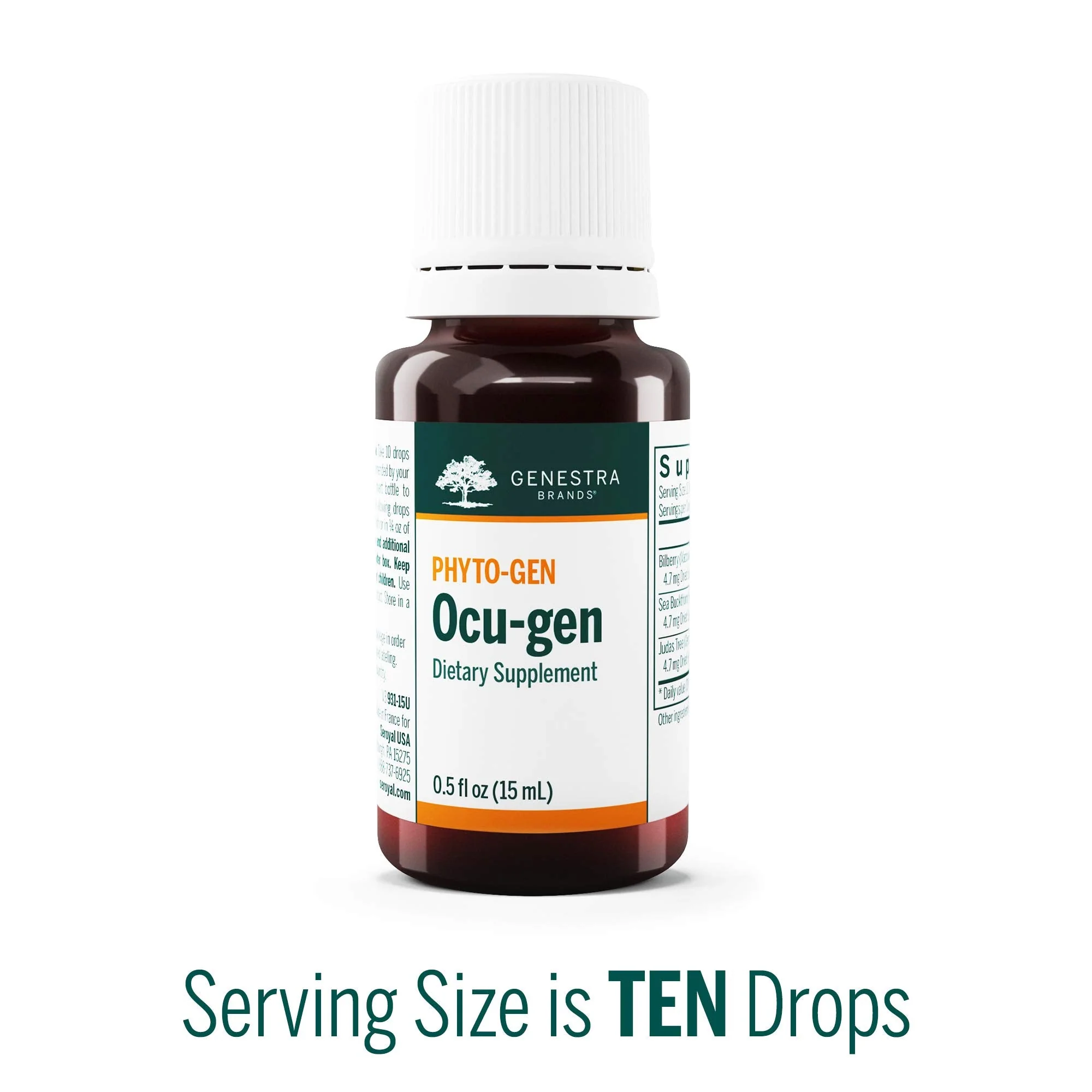 Genestra Brands Ocu-gen | Bilberry, Sea Buckthorn & Judas Tree | 0.5 fl oz - Image 12