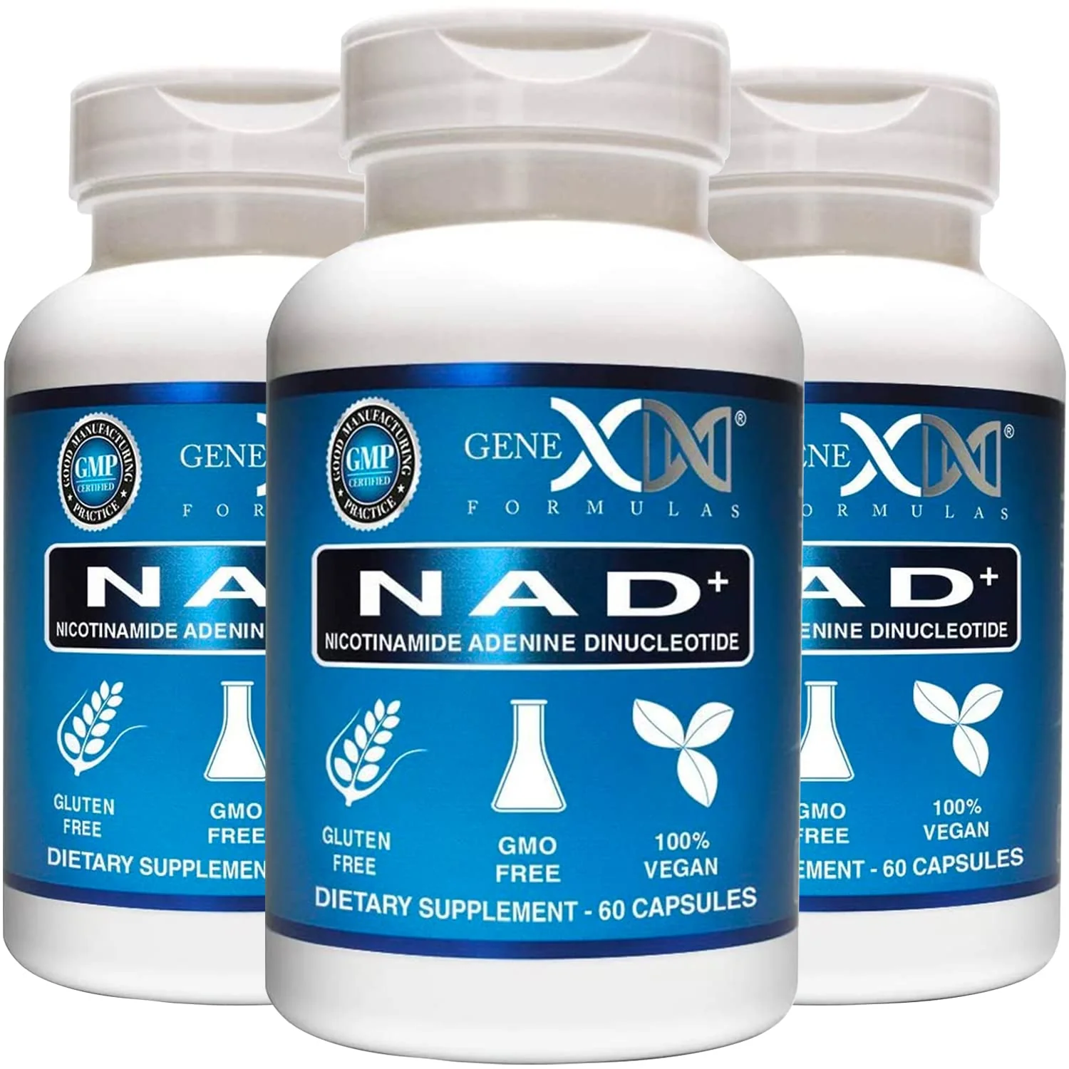 Genex Formulas NAD+ 250mg – 60 Capsules | Actual NAD+ (Not a Precursor) – Vegan, Gluten Free - Image 10