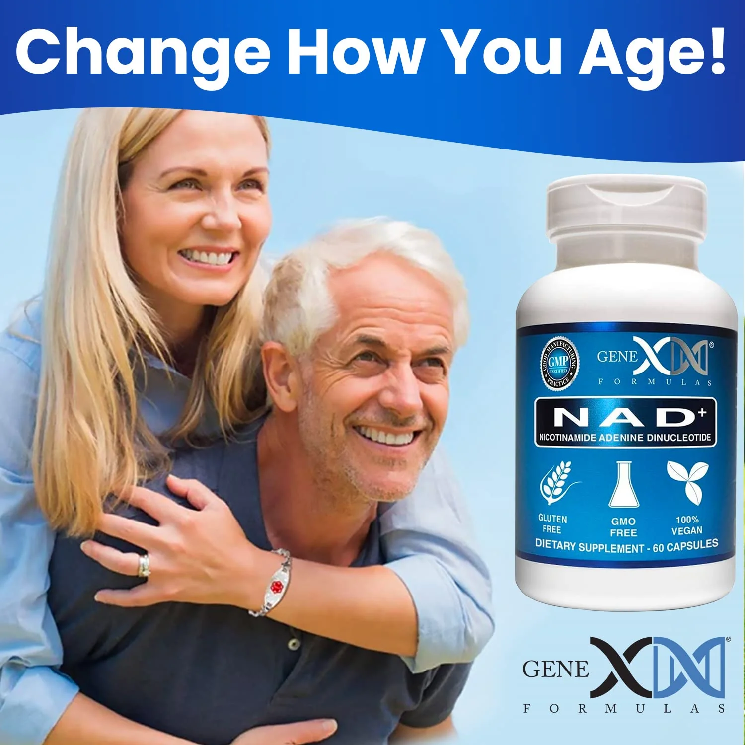 Genex Formulas NAD+ 250mg – 60 Capsules | Actual NAD+ (Not a Precursor) – Vegan, Gluten Free - Image 8
