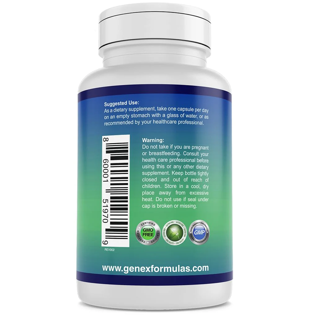 Genex Formulas Nicotinamide 500mg (3-Pack) | Flush-Free Niacinamide for Skin Health & Energy - Image 9